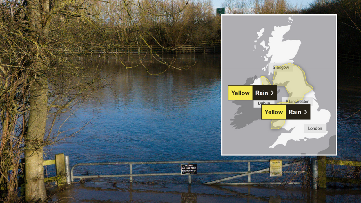 Met Office issues flood warning for residents as yellow alert in place this weekend