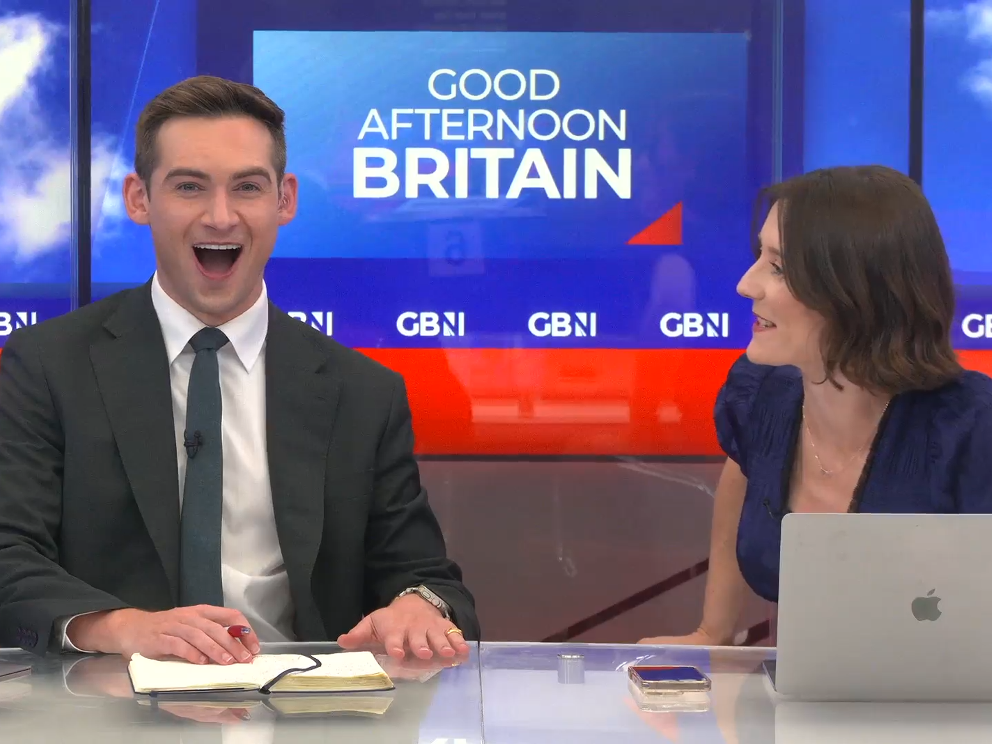 WATCH: Mark White and Tom Harwood poke fun at Labour's first migrant deportation flight