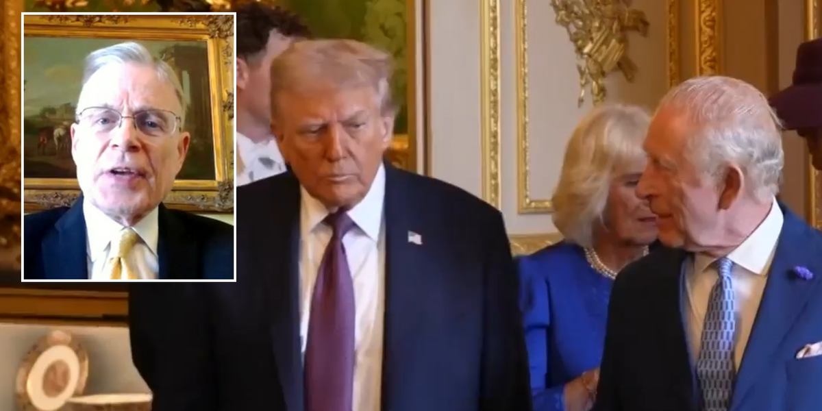 NextImg:GB News guest explains why King Charles may have already hinted US trip is on the horizon