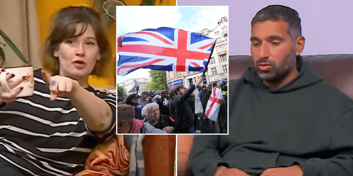 Gogglebox outrage as fans rage at ‘left-wing BIAS’ over Unite the Kingdom coverage: ‘You labelled everyone THUGS!’ Gogglebox outrage as fans rage at ‘left-wing BIAS’ over Unite the Kingdom coverage: ‘You labelled everyone THUGS!’