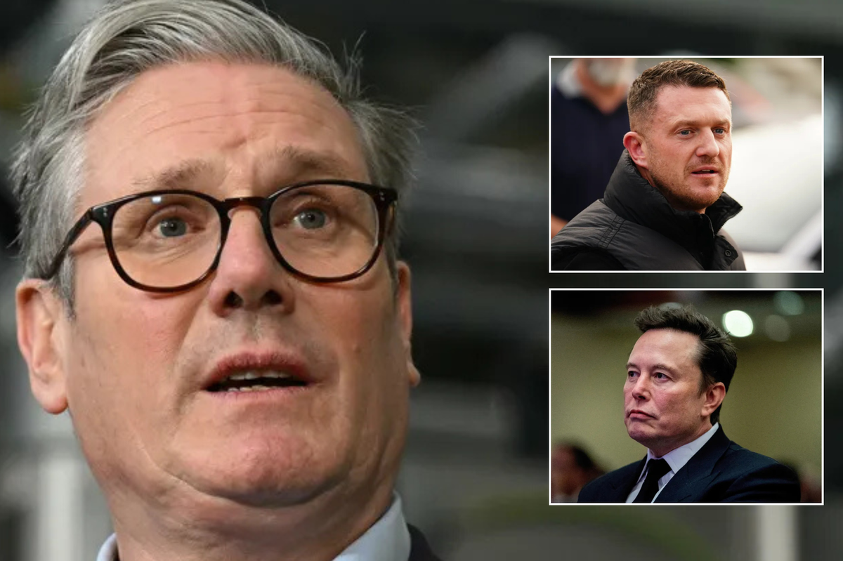 Keir Starmer lashes out at Elon Musk and Tommy Robinson as he attacks those 'exploiting the flag to stoke anger and division'