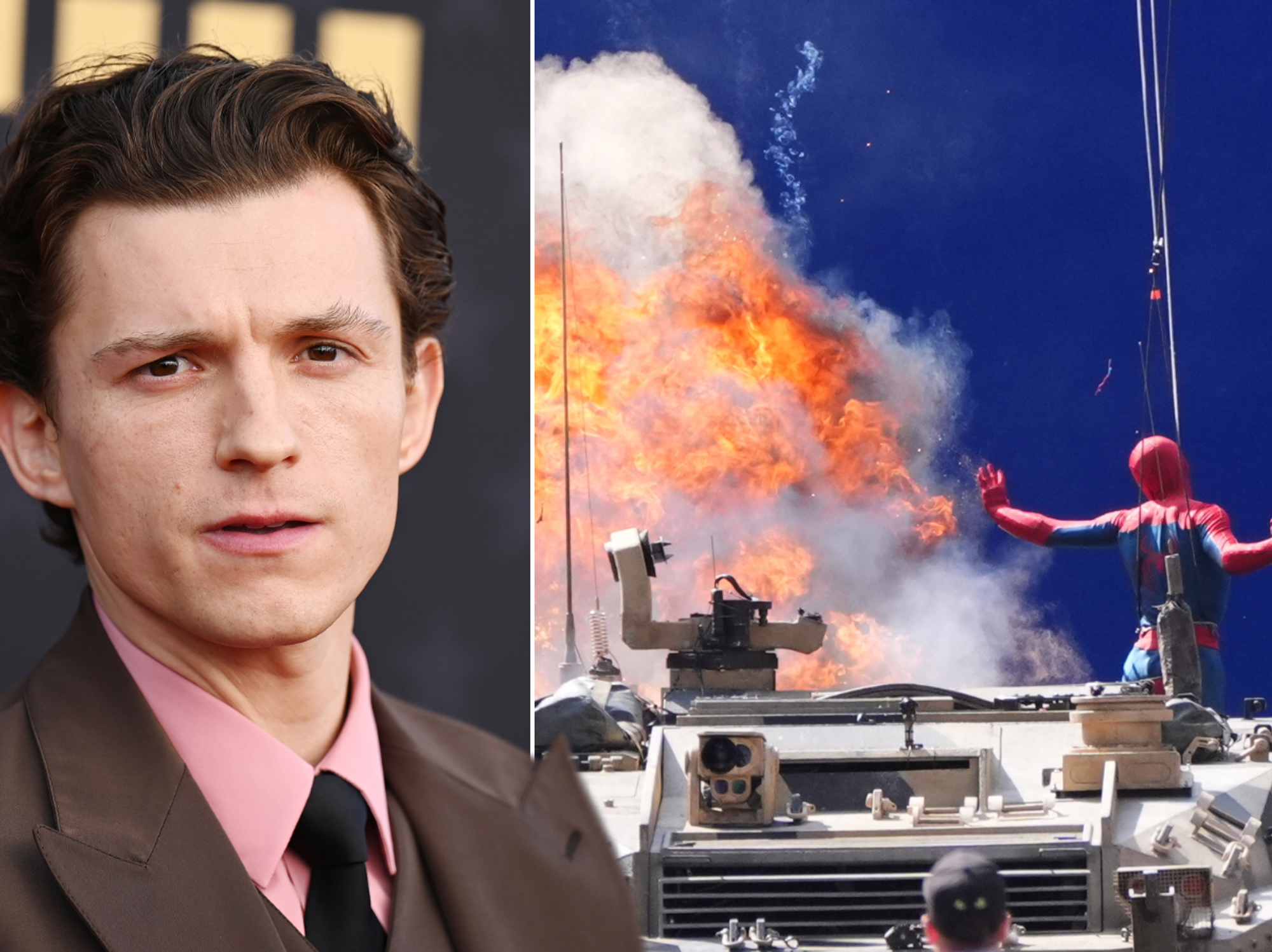 Tom Holland rushed to hospital after 'Spider-Man filming stunt goes wrong'