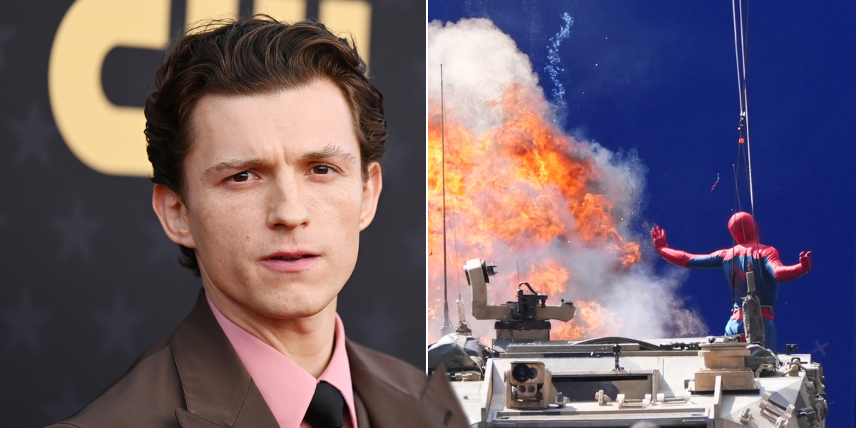 NextImg:Tom Holland rushed to hospital after 'Spider-Man filming stunt goes wrong'