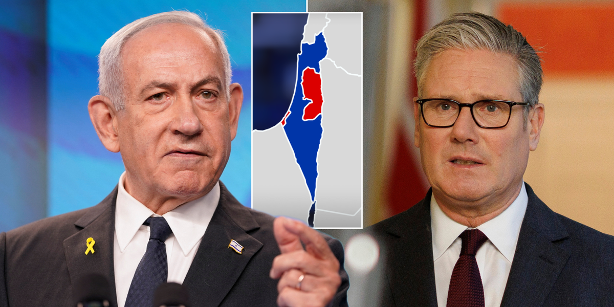 NextImg:Israel 'vows to annex the West Bank' after Keir Starmer's Palestine gambit