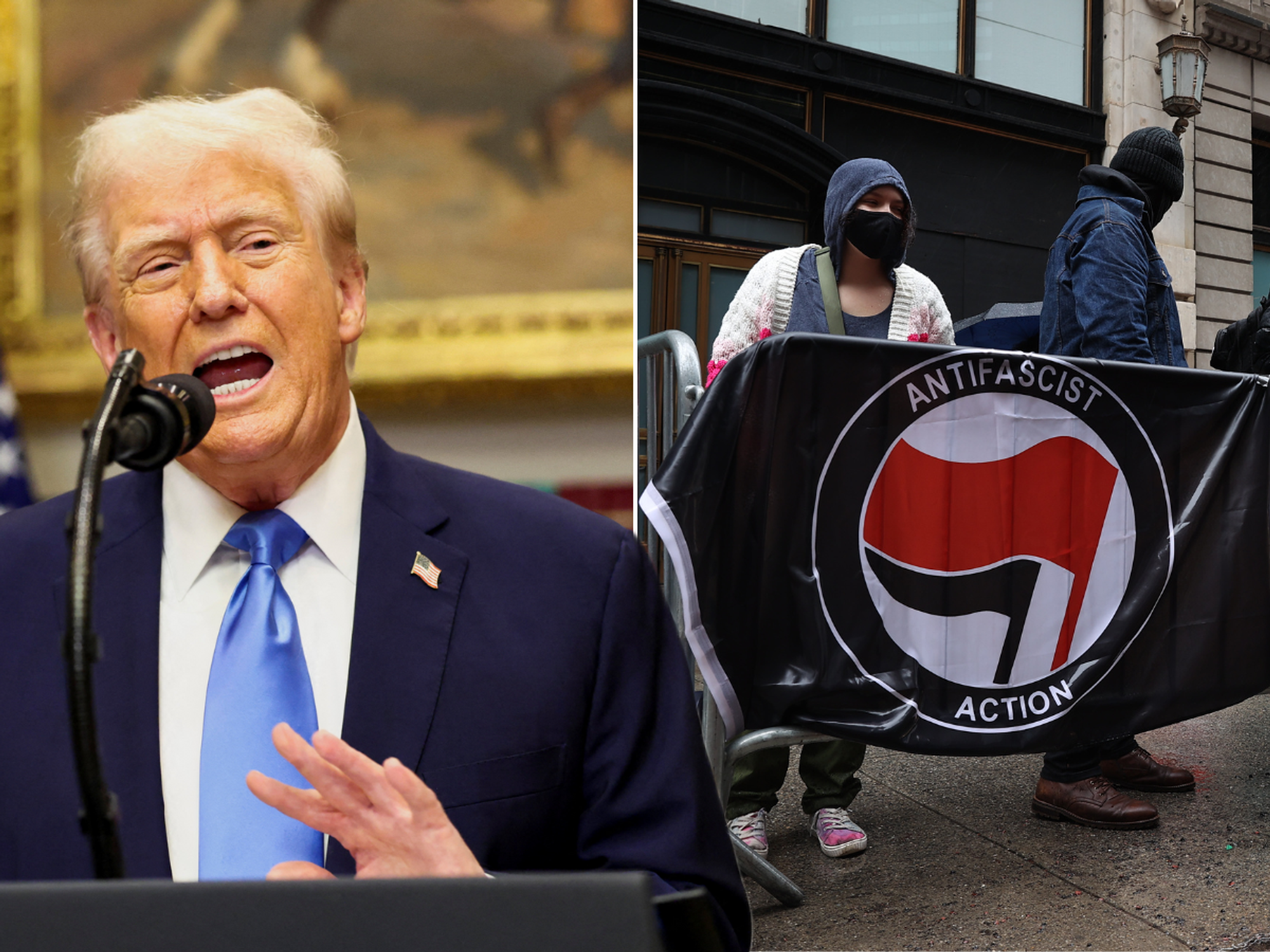 Donald Trump officially designates Antifa as terrorists after promising crackdown on 'radical left'