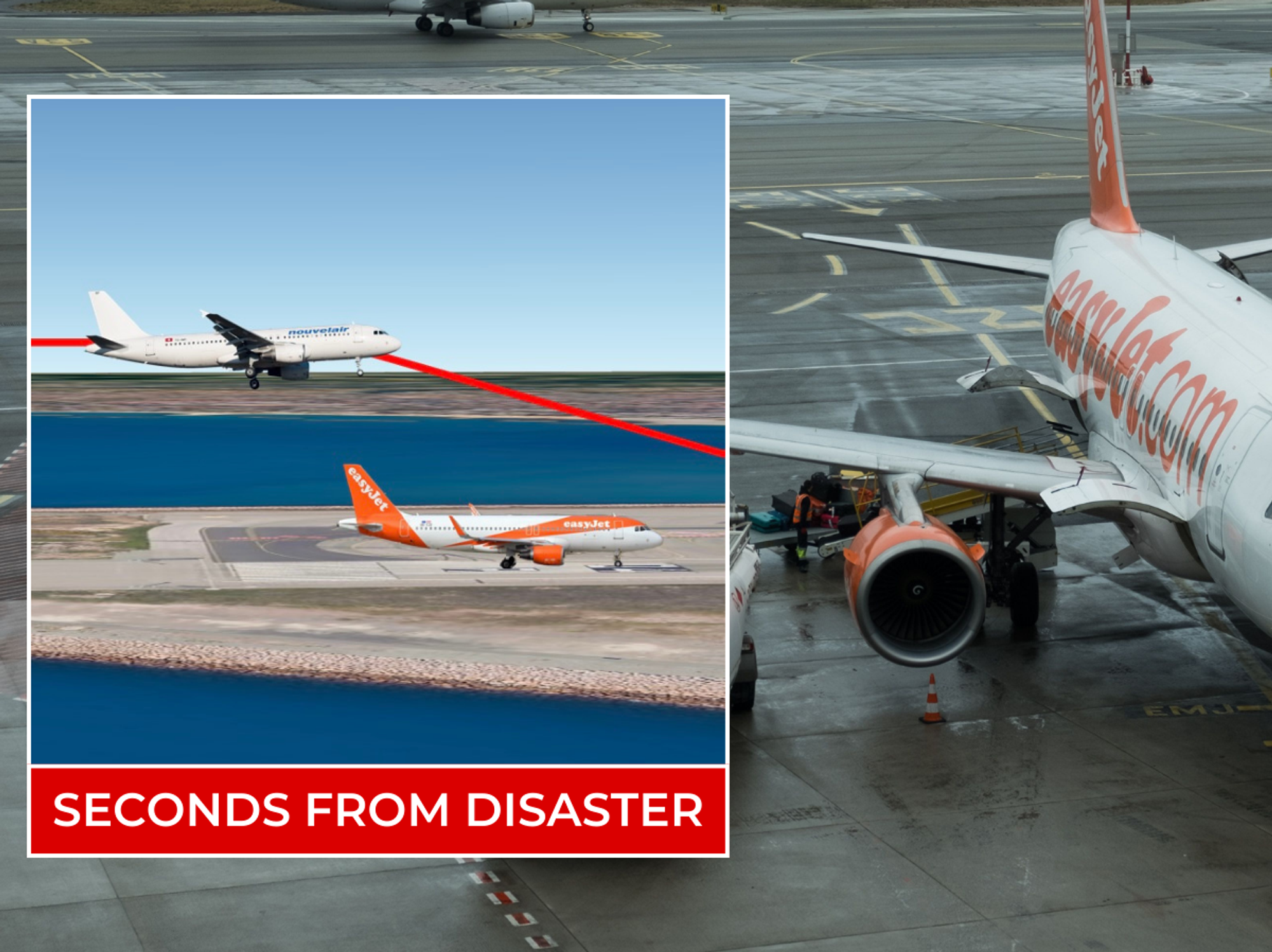 EasyJet flight narrowly escapes catastrophe after incoming jet misses it by just 10 FEET