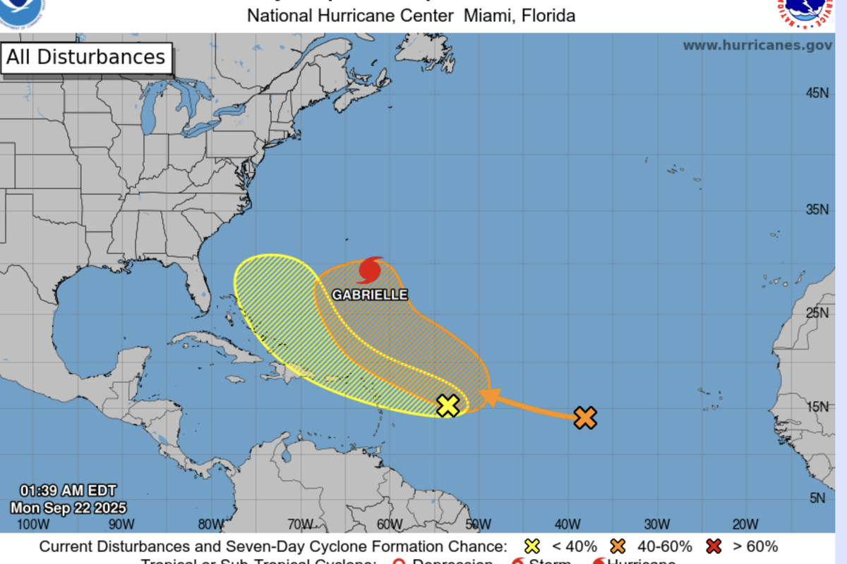 UK weather: Britain to be bashed by 62mph winds as Hurricane Gabrielle hurtles across the Atlantic