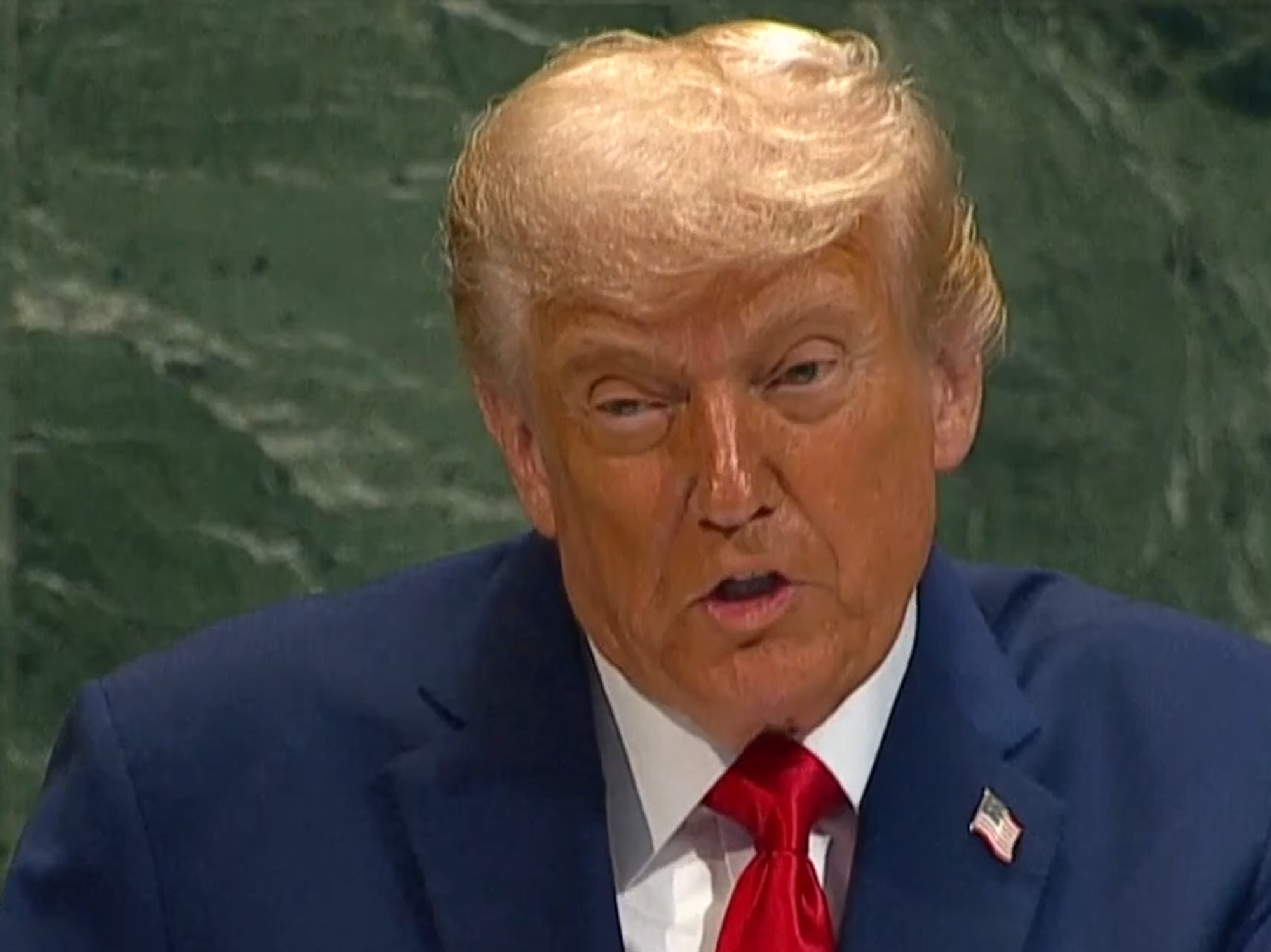 Donald Trump eviscerates the United Nations in full-throttled attack before hitting out at Keir Starmer