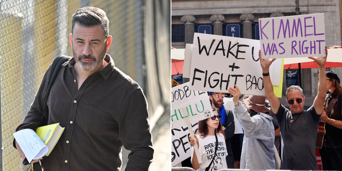 NextImg:TV stations refuse to run Jimmy Kimmel's show after woke pressure forces it back on-air