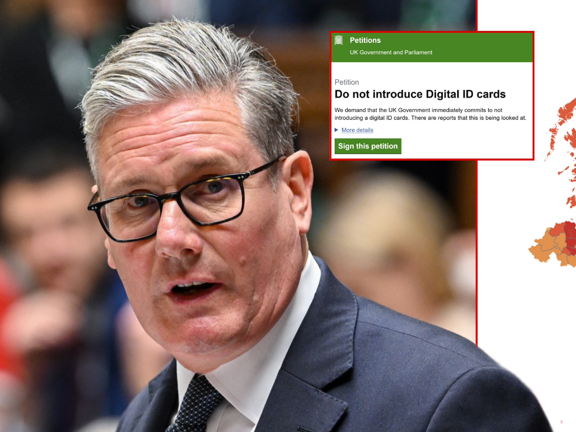 Digital ID petition smashes 1.5 MILLION signature mark as Britons fight back against Keir Starmer's plan