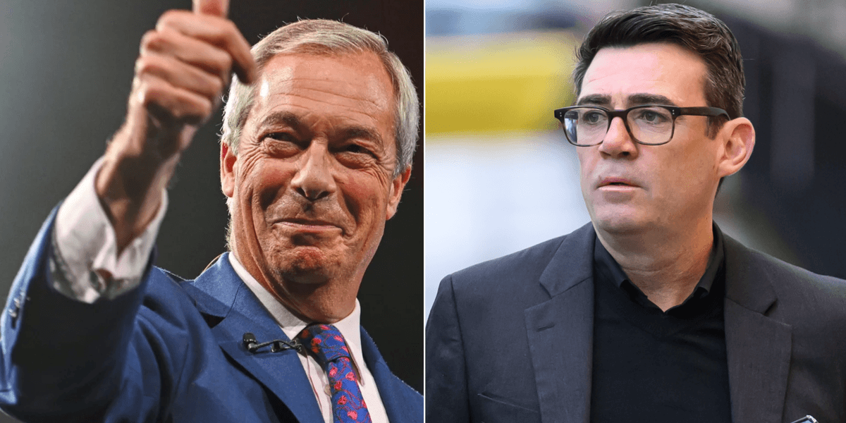 Reform UK overtakes Labour in Andy Burnham’s backyard as Nigel Farage tipped to become PM Reform UK overtakes Labour in Andy Burnham’s backyard as Nigel Farage tipped to become PM