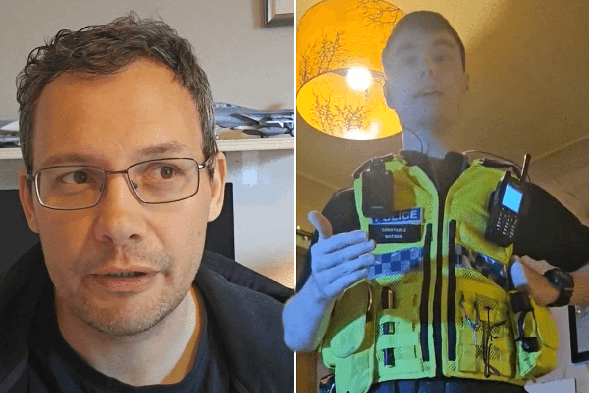 Man bundled away into police van in dead of night and arrested for social media post