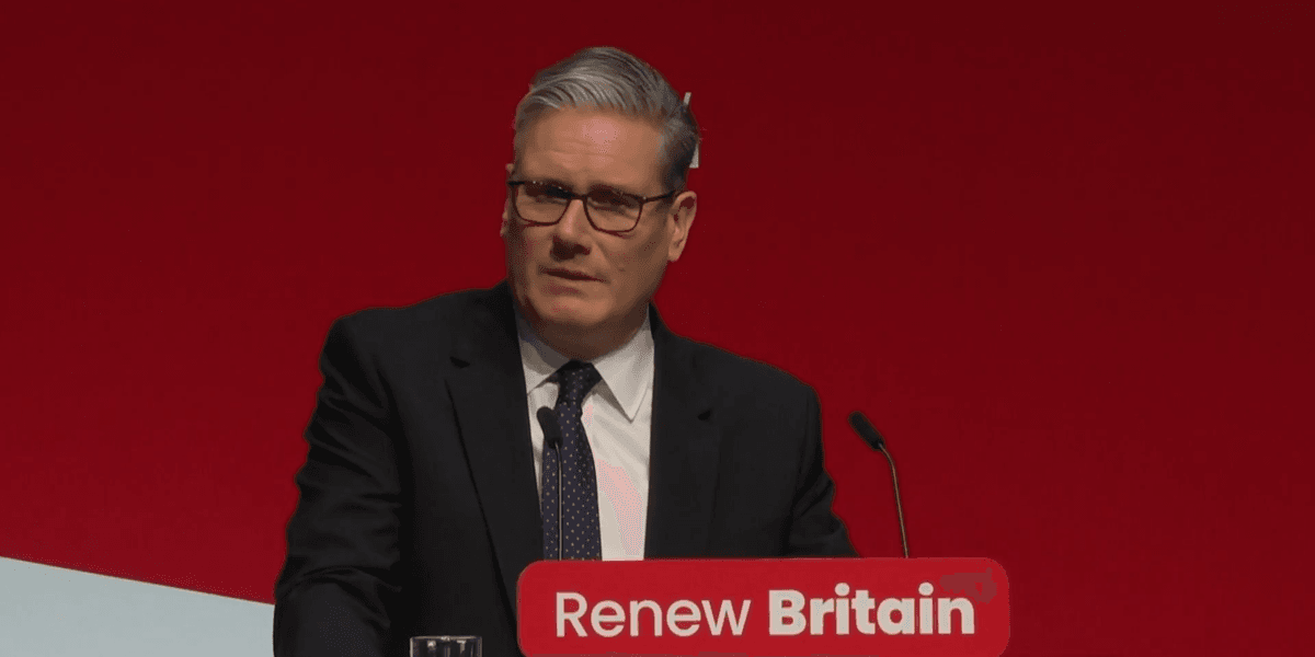 Keir Starmer makes the first speech at Labour Party Conference Keir Starmer makes the first speech at Labour Party Conference