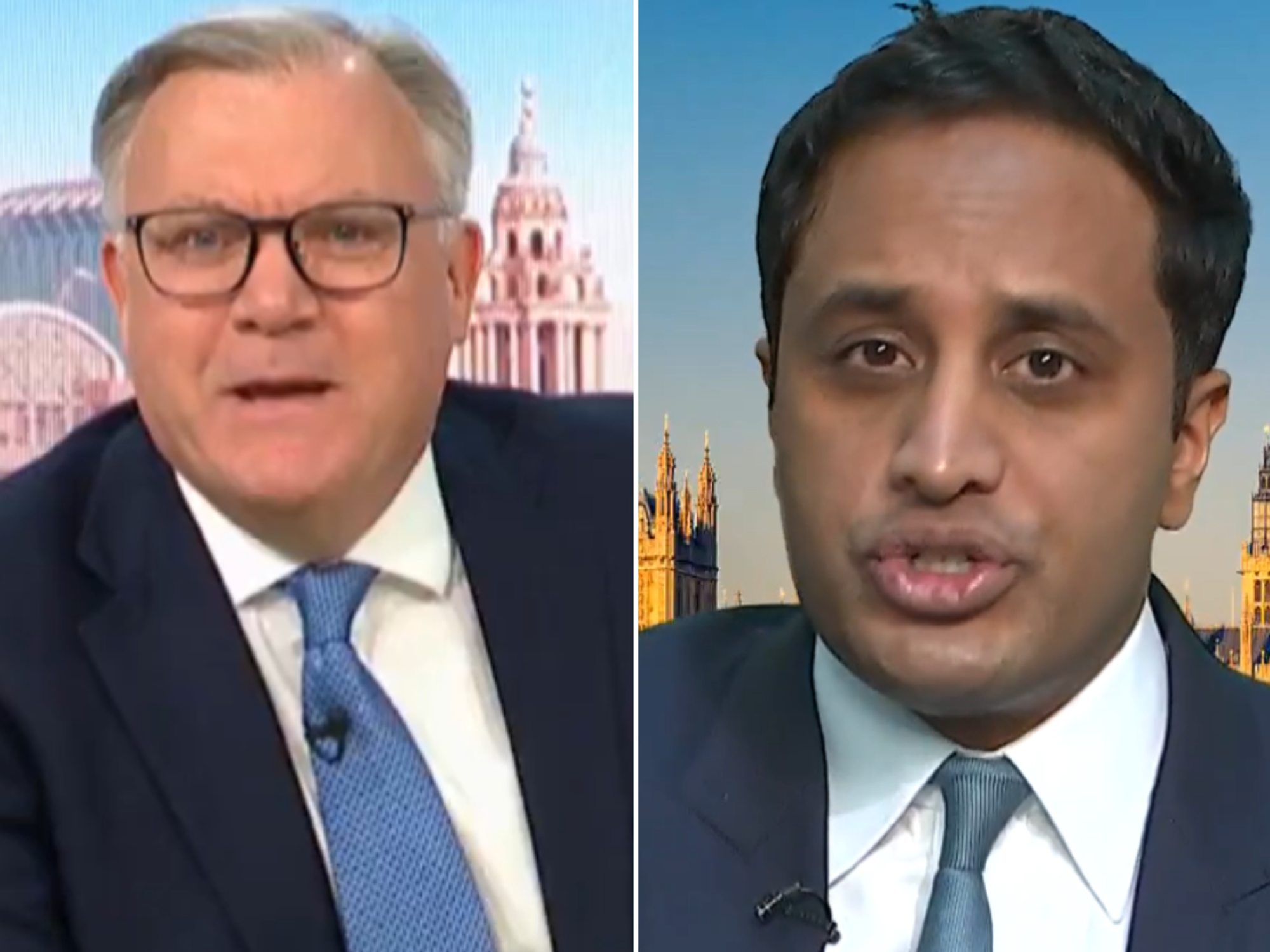 ITV GMB fury as 'virtue-signalling' Ed Balls slammed for 'hysterical' clash with Reform's Zia Yus...