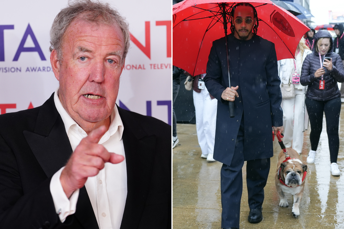 Jeremy Clarkson issues heartbreaking seven-word message of support to Lewis Hamilton after F1 star's dog dies