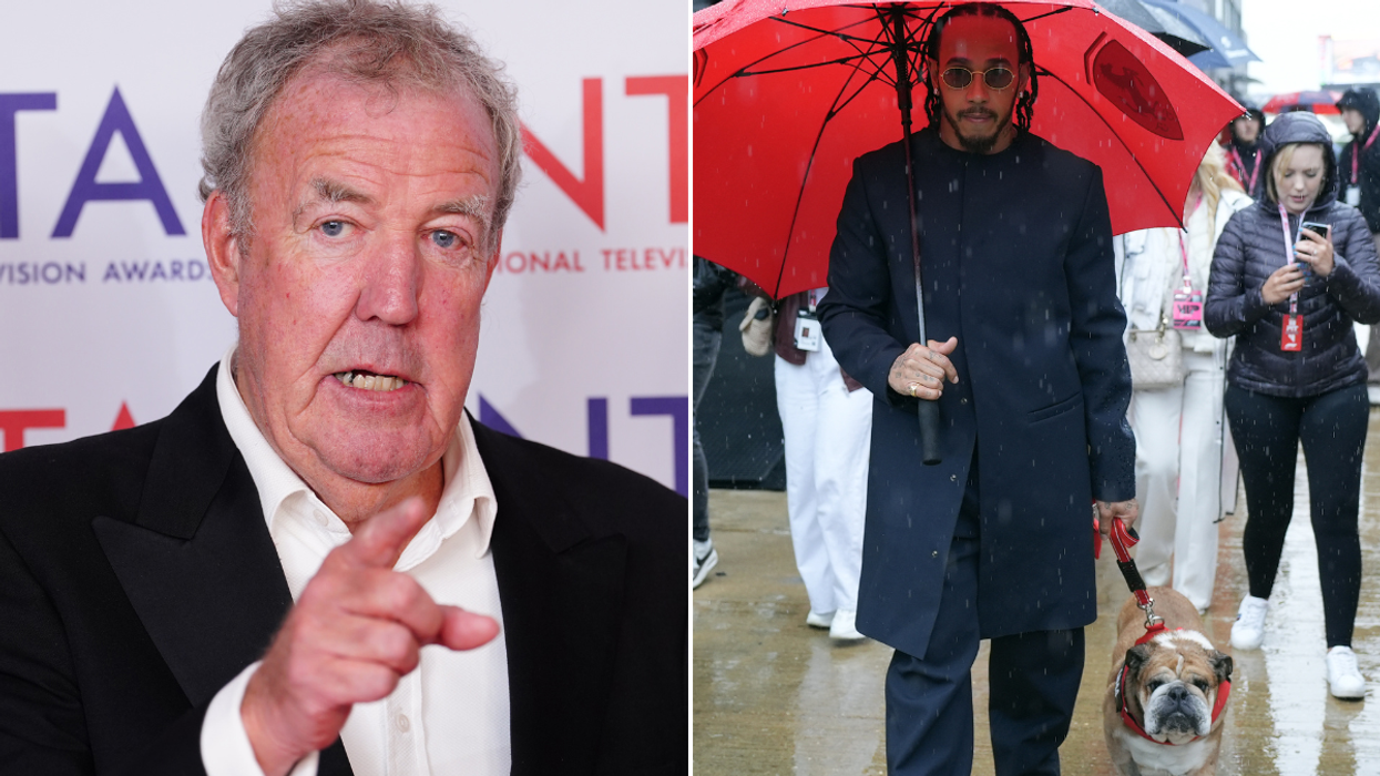 Jeremy Clarkson issues heartbreaking seven-word message of support to Lewis Hamilton after F1 star's dog dies