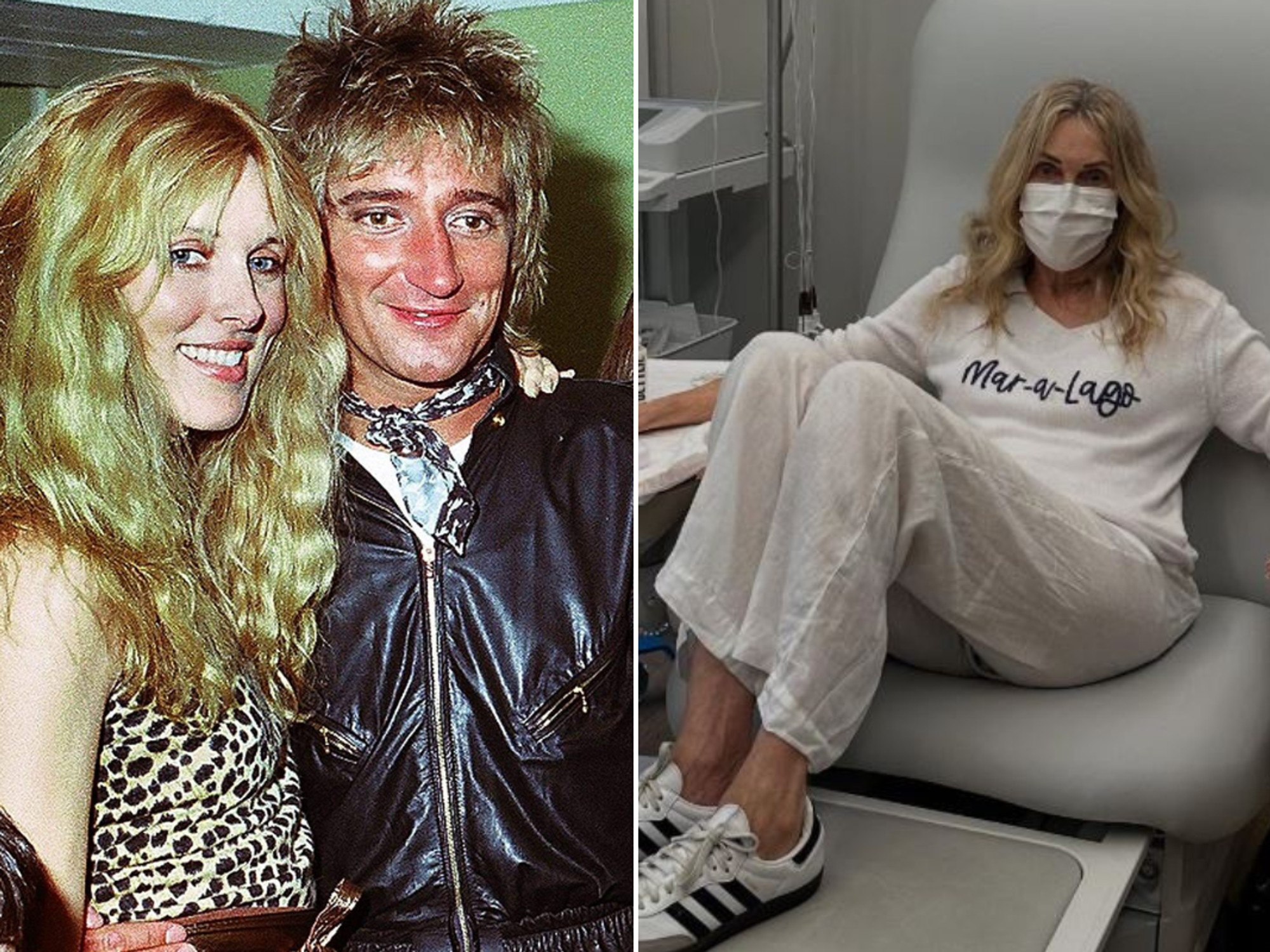 Sir Rod Stewart's ex-wife, 80, flooded with support after sparking concern as health battle leave...