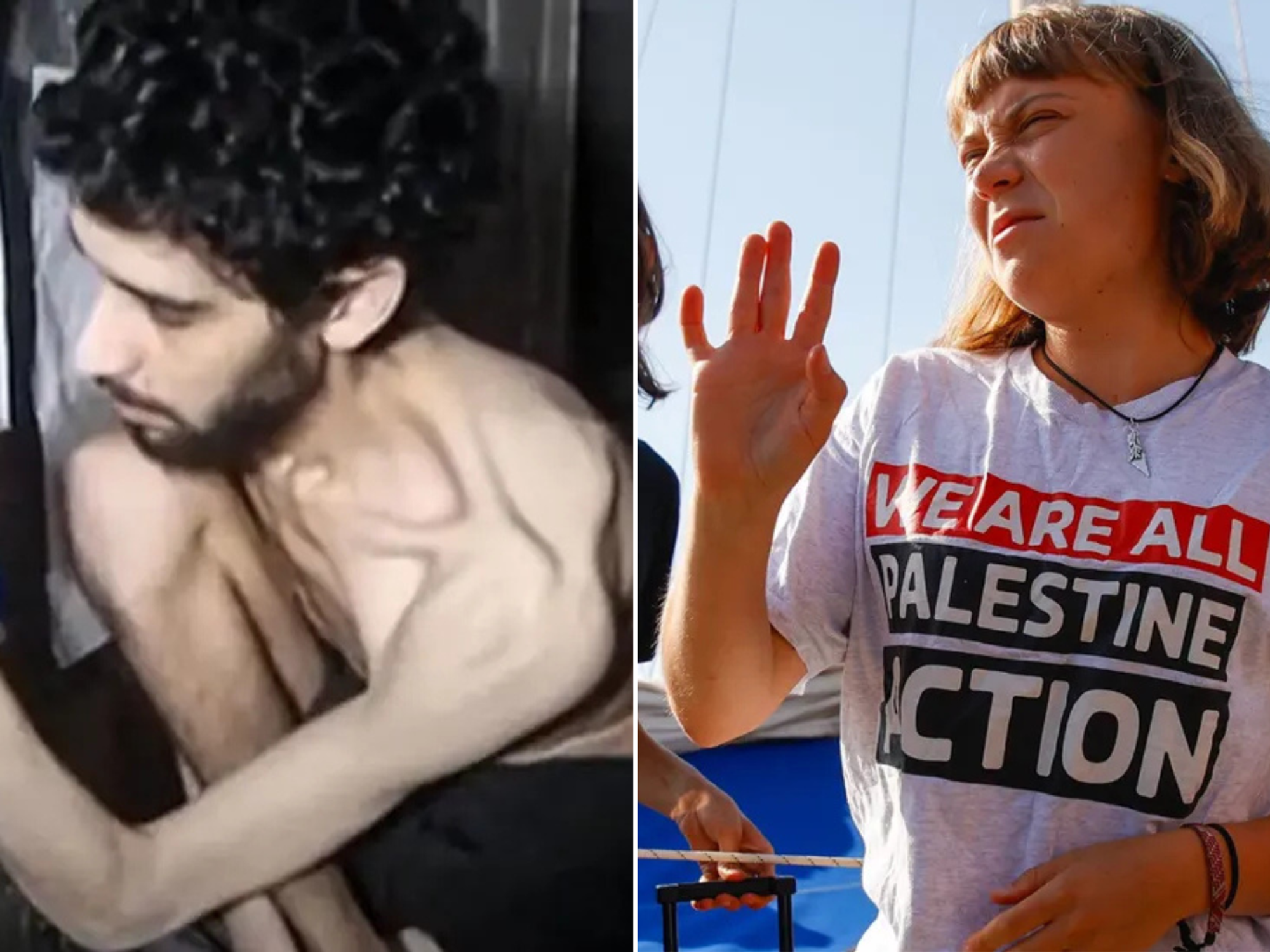Greta Thunberg shares image of 'Palestinian prisoner' - which is actually ISRAELI hostage