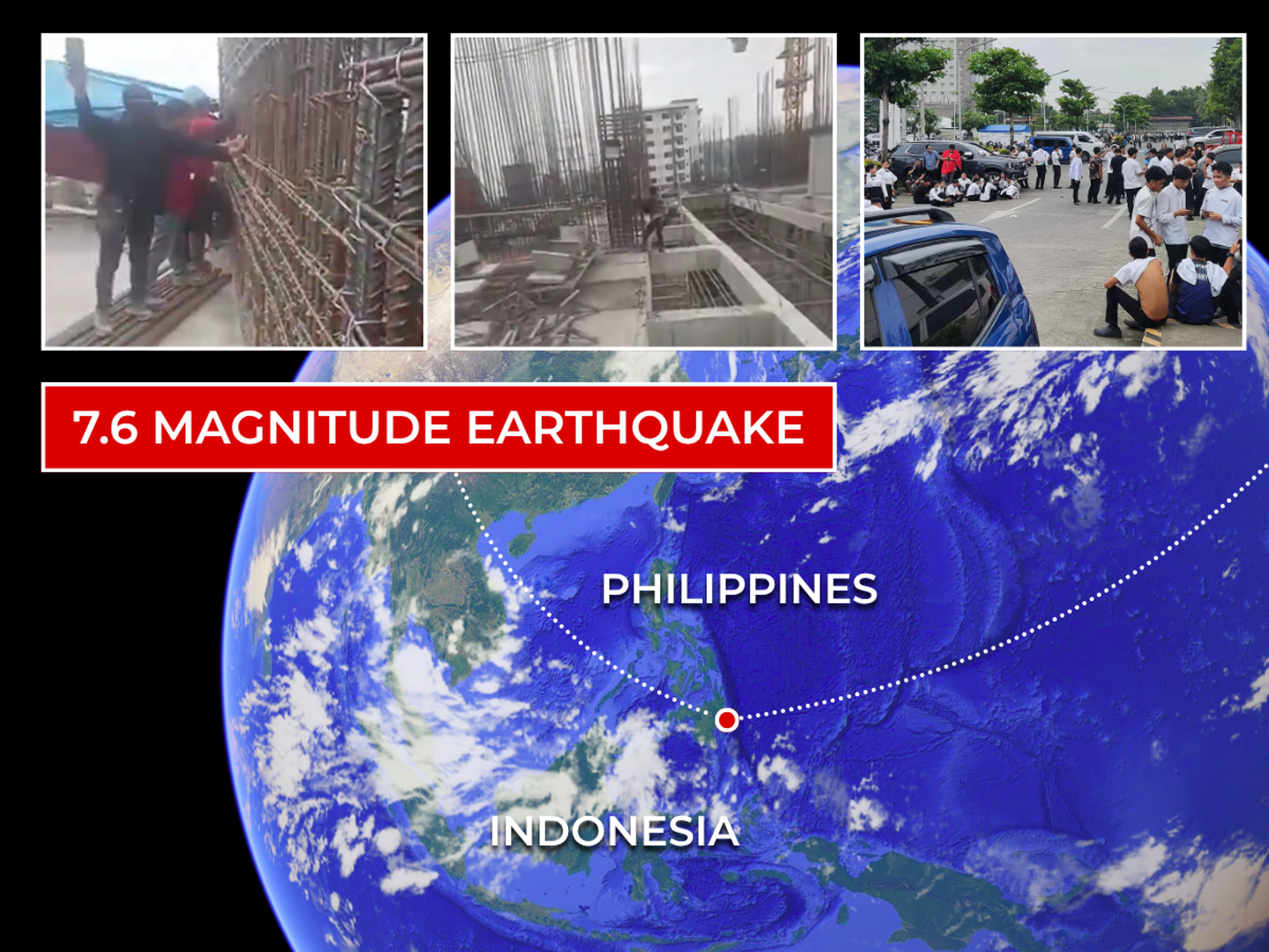 Major tsunami warning issued after 'very strong' 7.6 magnitude earthquake strikes tourist hotspot
