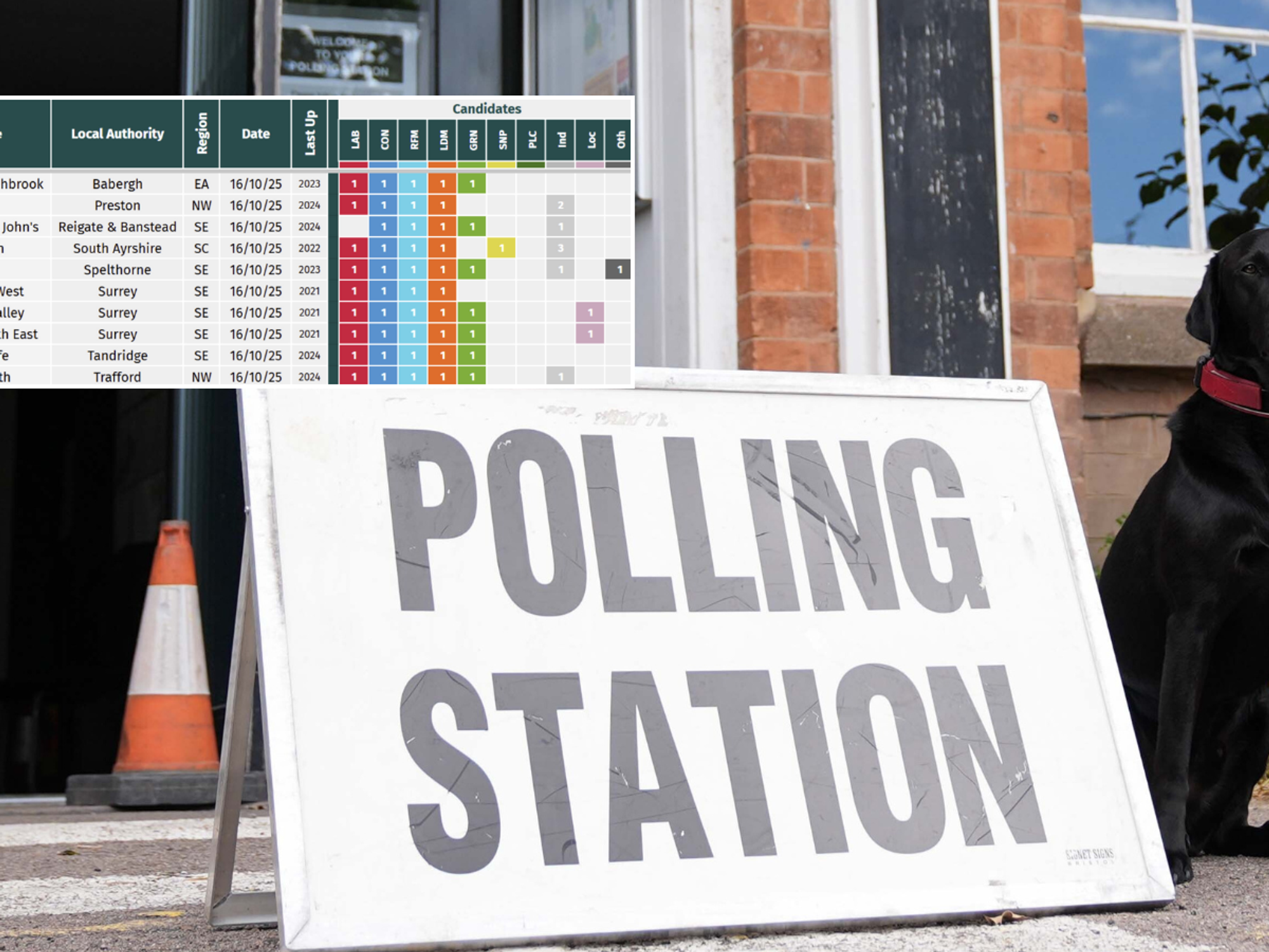 Nigel Farage eyes up by-election bonanza as 10 seats up for grabs on Super Thursday