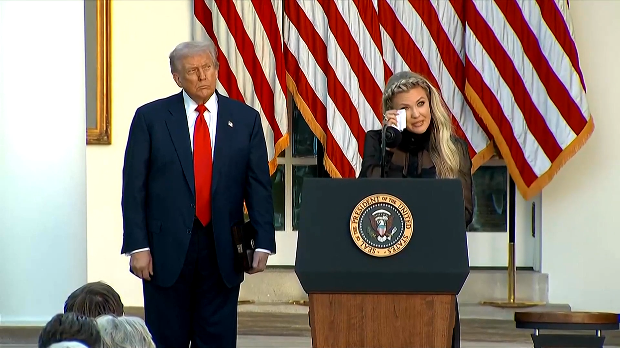 WATCH: Erika Kirk reads out heartbreaking messa...