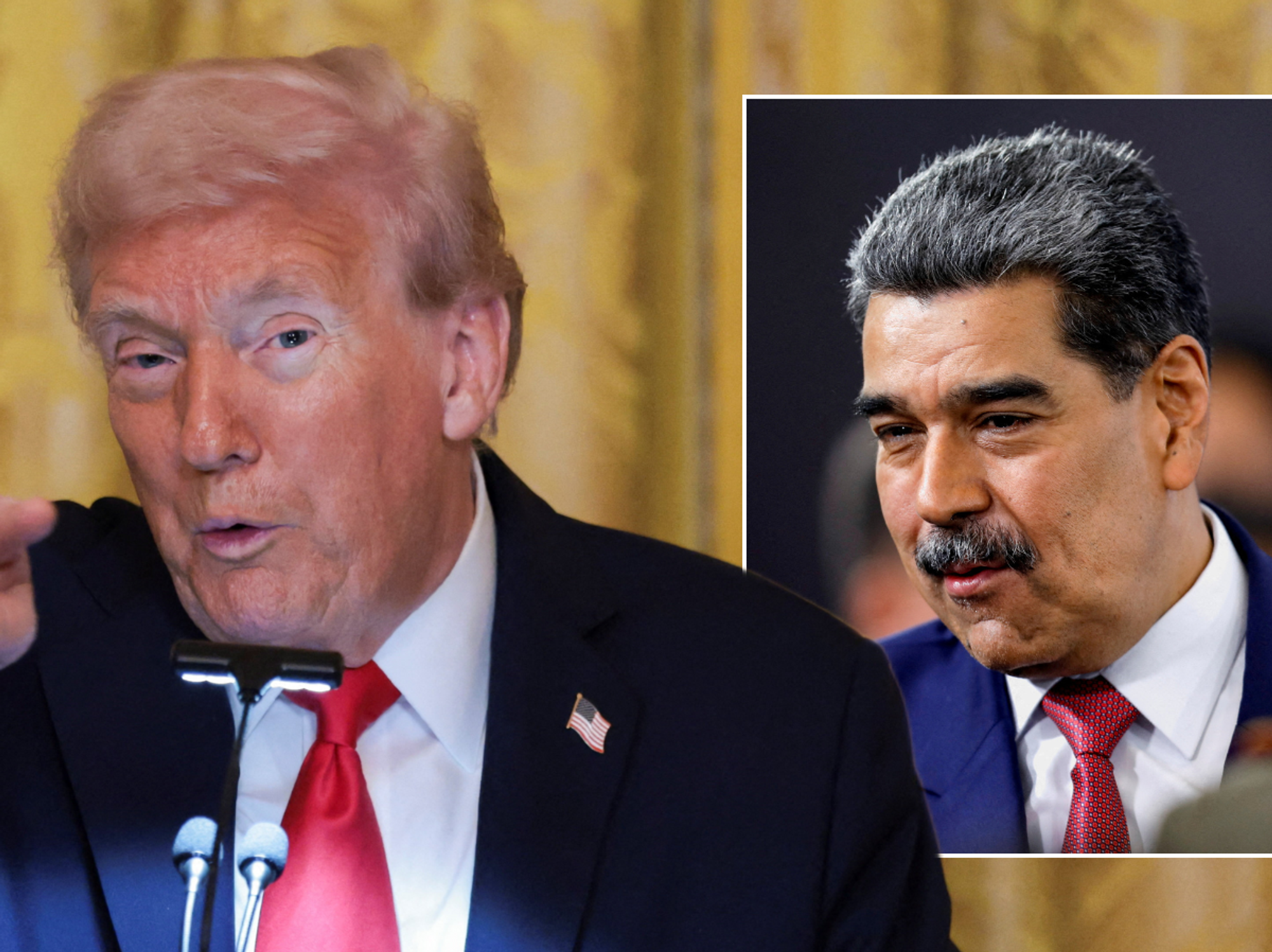 Donald Trump refuses to rule out executing Venezuela's socialist President - as CIA deployed undercover