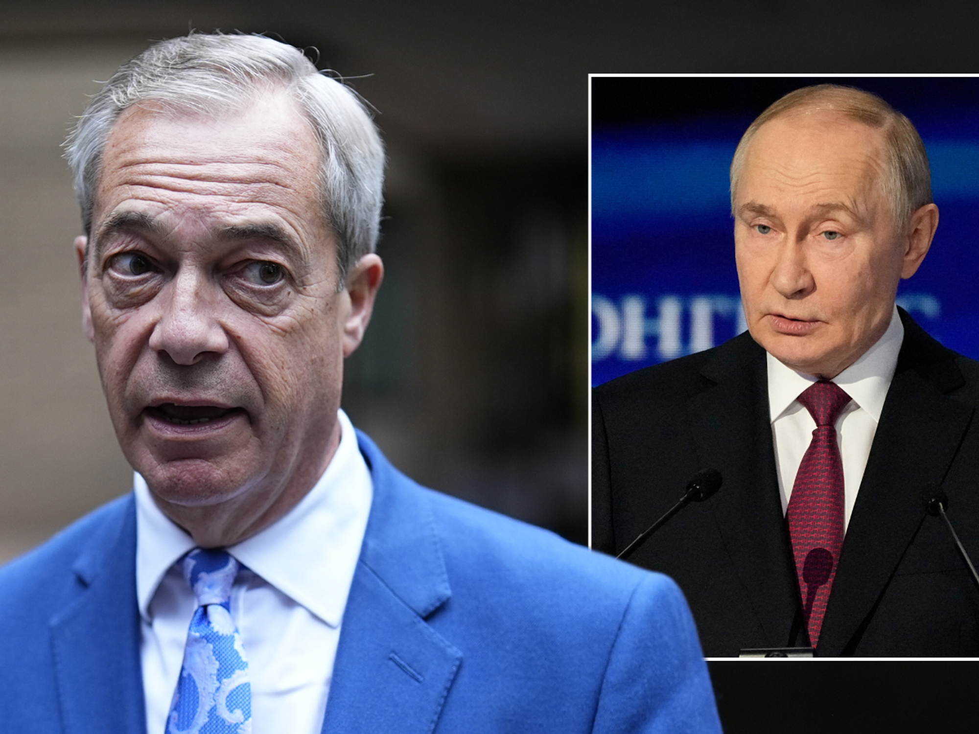 Nigel Farage vows: 'I'd shoot down Russian jets as PM' in broadside against 'bad dude' Vladimir Putin
