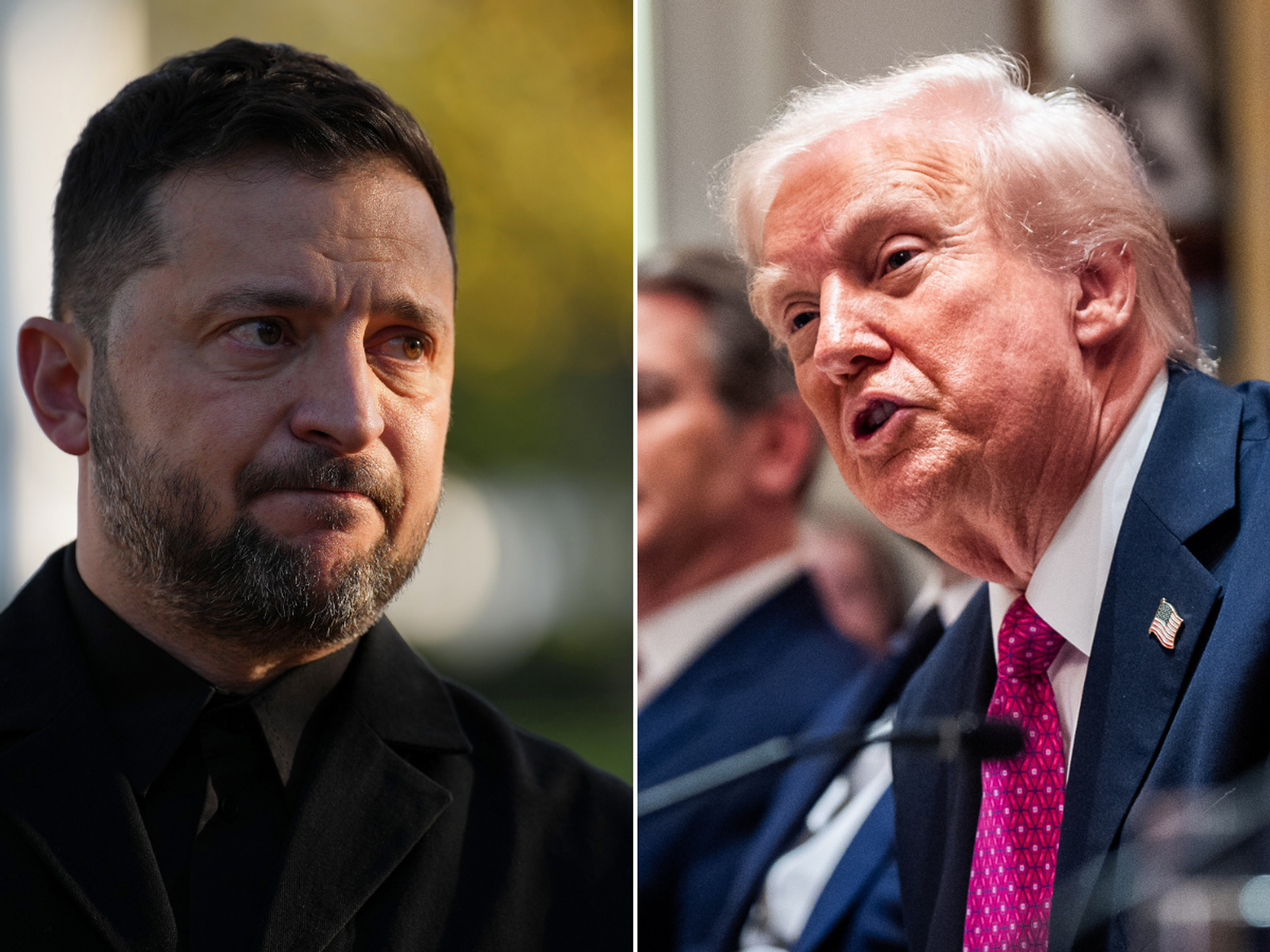 Donald Trump urges Volodymyr Zelensky to hand over territory to Russia for peace in tense showdown