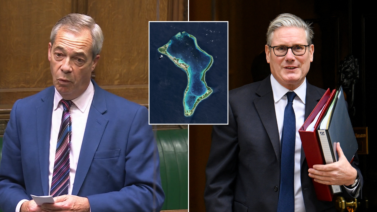 Nigel Farage vows Reform UK will not honour Chagos 'surrender' in fiery Commons swipe
