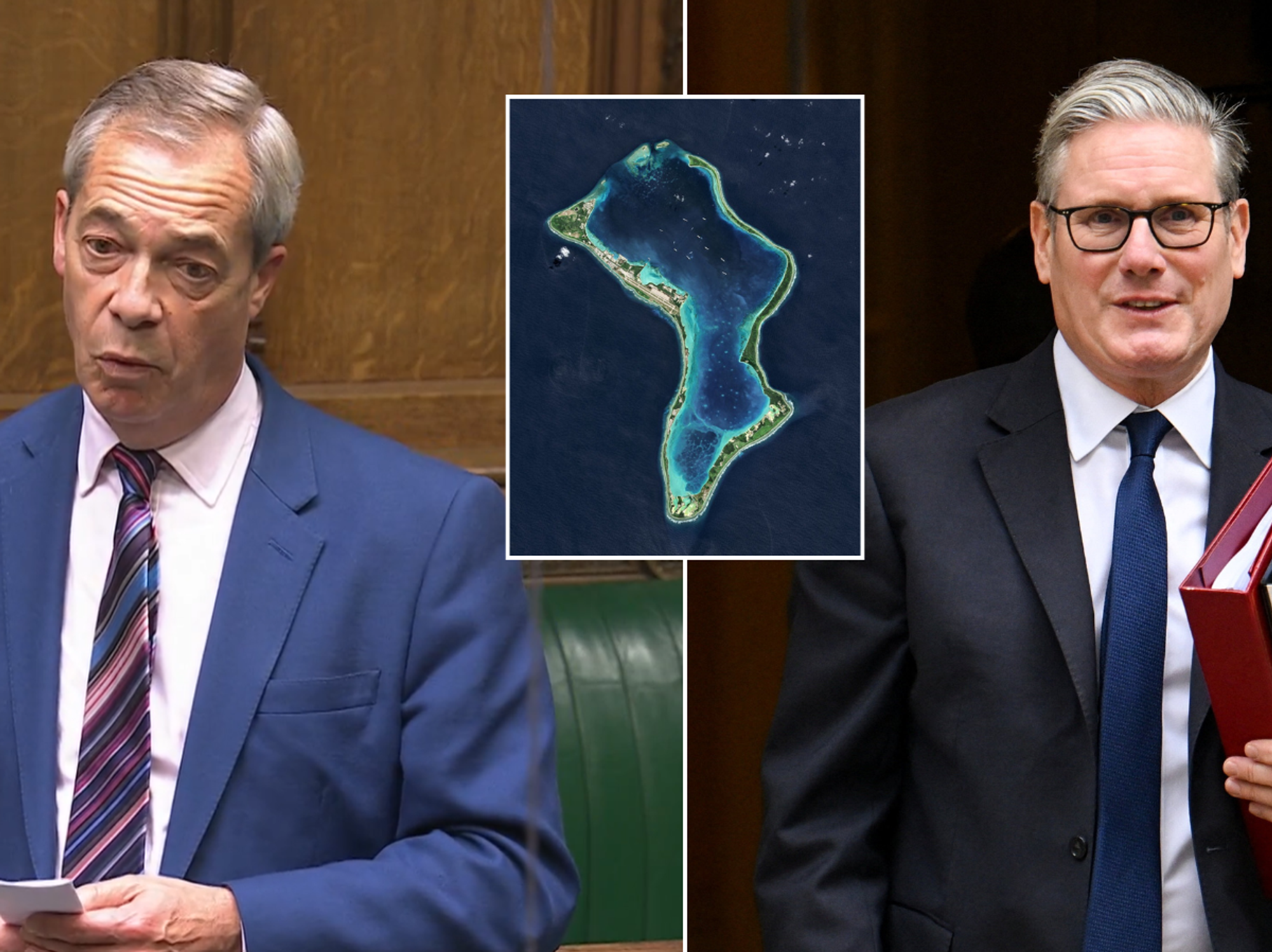 Nigel Farage vows Reform UK will not honour Chagos 'surrender' in fiery Commons swipe