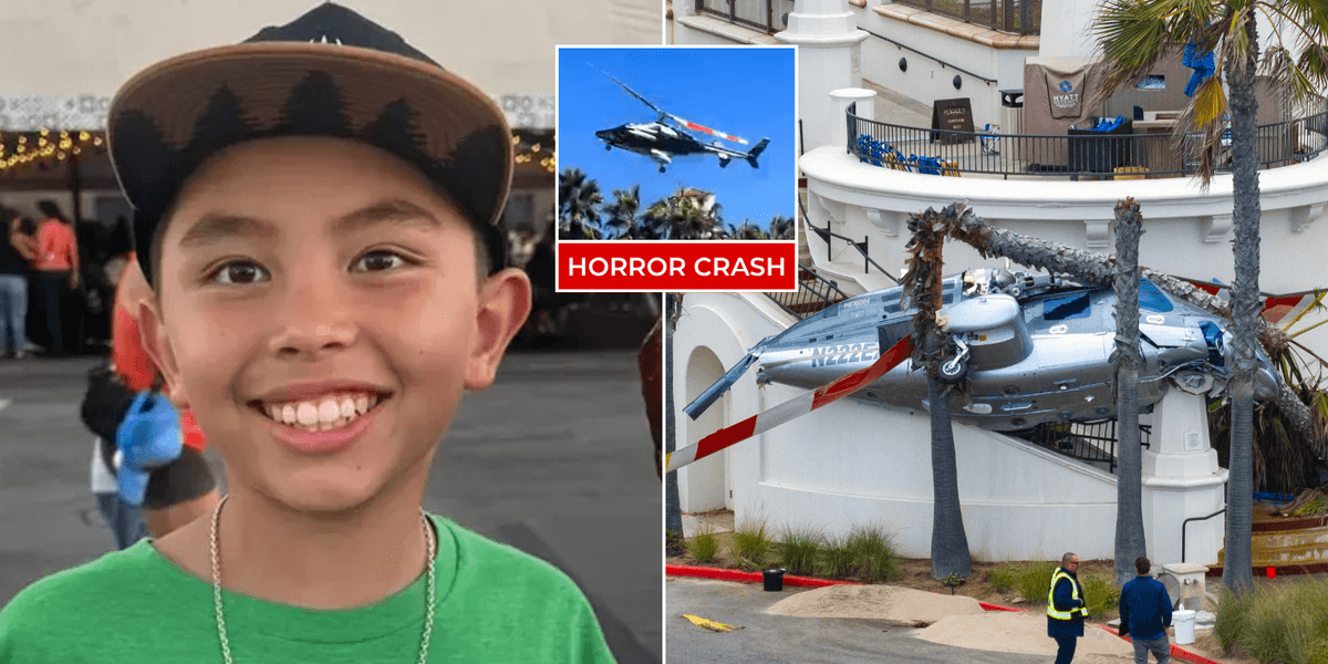 Huntington Beach helicopter crash: Schoolboy Oliver Holland, 11 ...