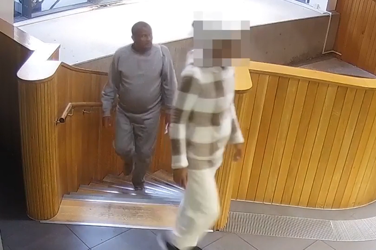 Watch moment Epping migrant is seen following woman in BROAD DAYLIGHT after prison release