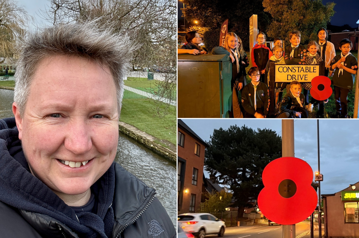 Local community floods town with poppy decorations after 'disappointment' of 'Poppy-gate'