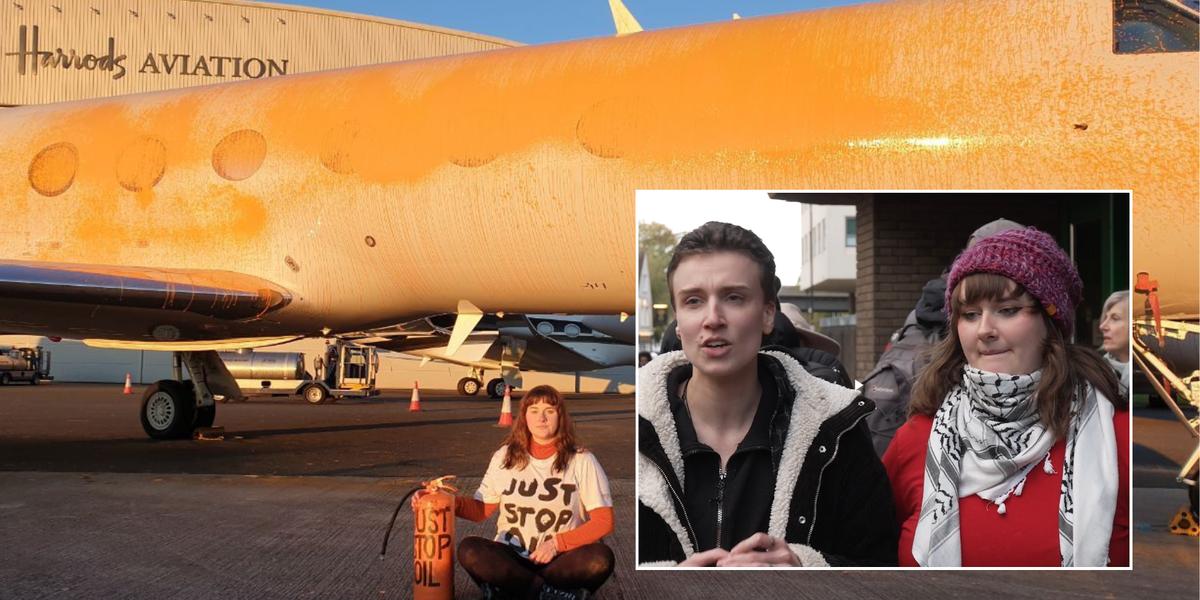 Just Stop Oil protesters avoid jail after 'publicity' stunt to spray Taylor Swift's plane