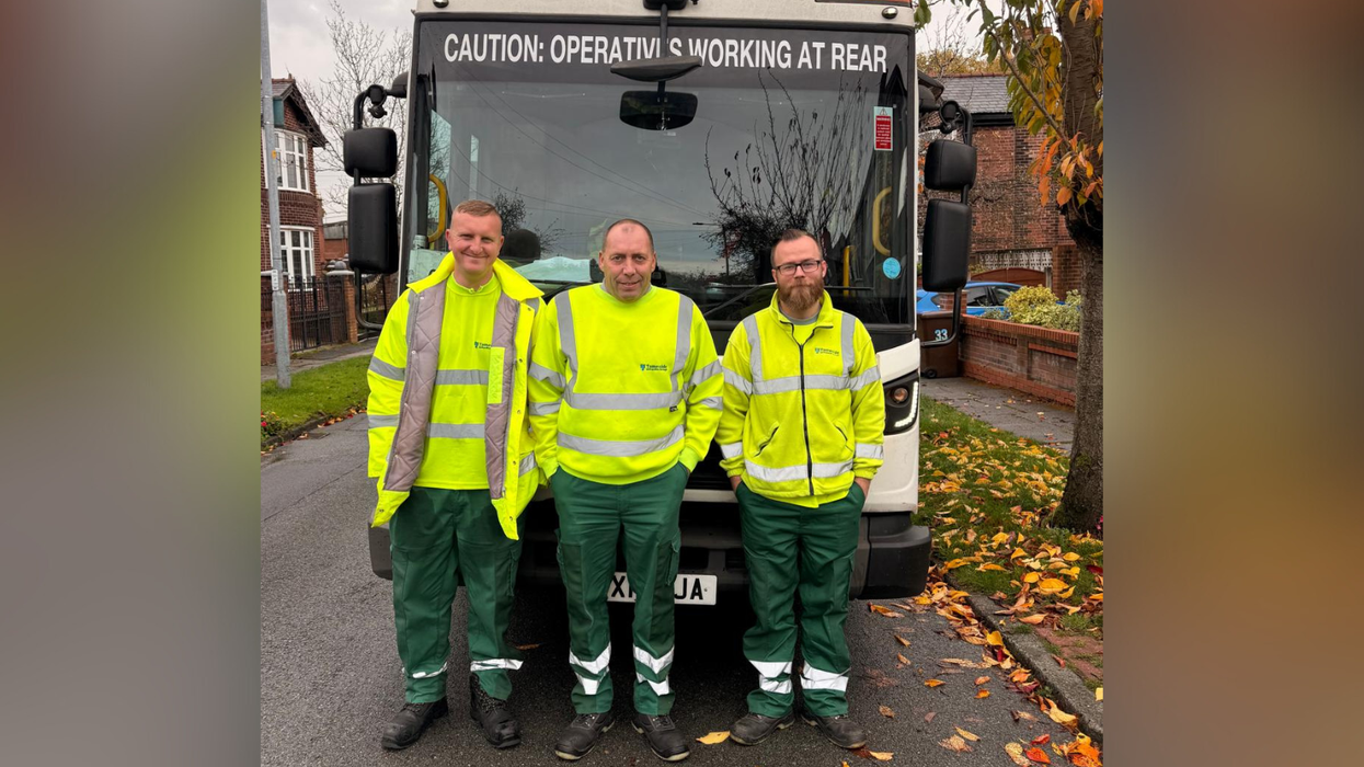 Kindhearted binmen rush over to help pensioner who had fallen as daughter praises 'amazing' actions