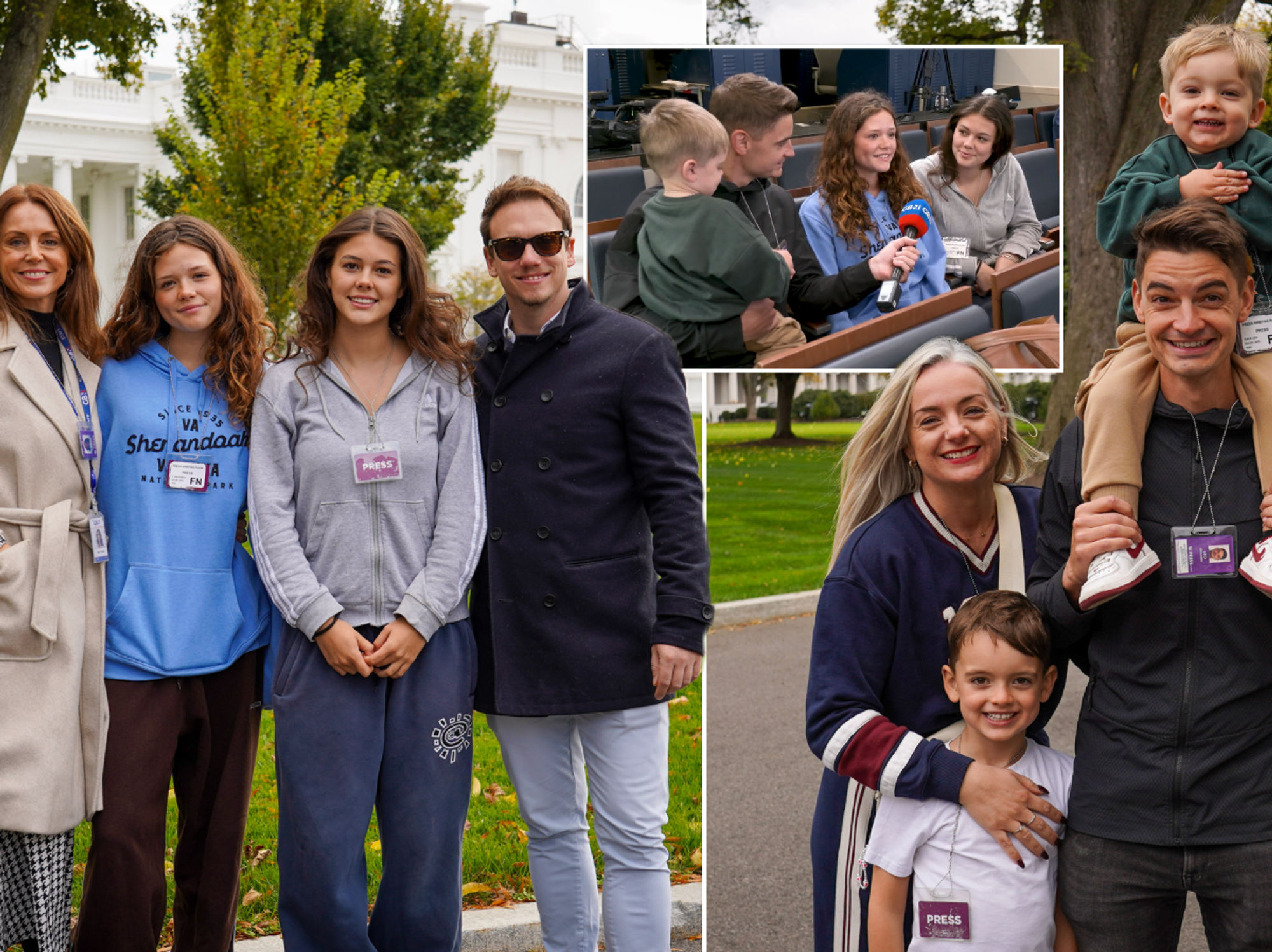 Watch moment GB News goes behind the scenes at the White House - with some very special guests