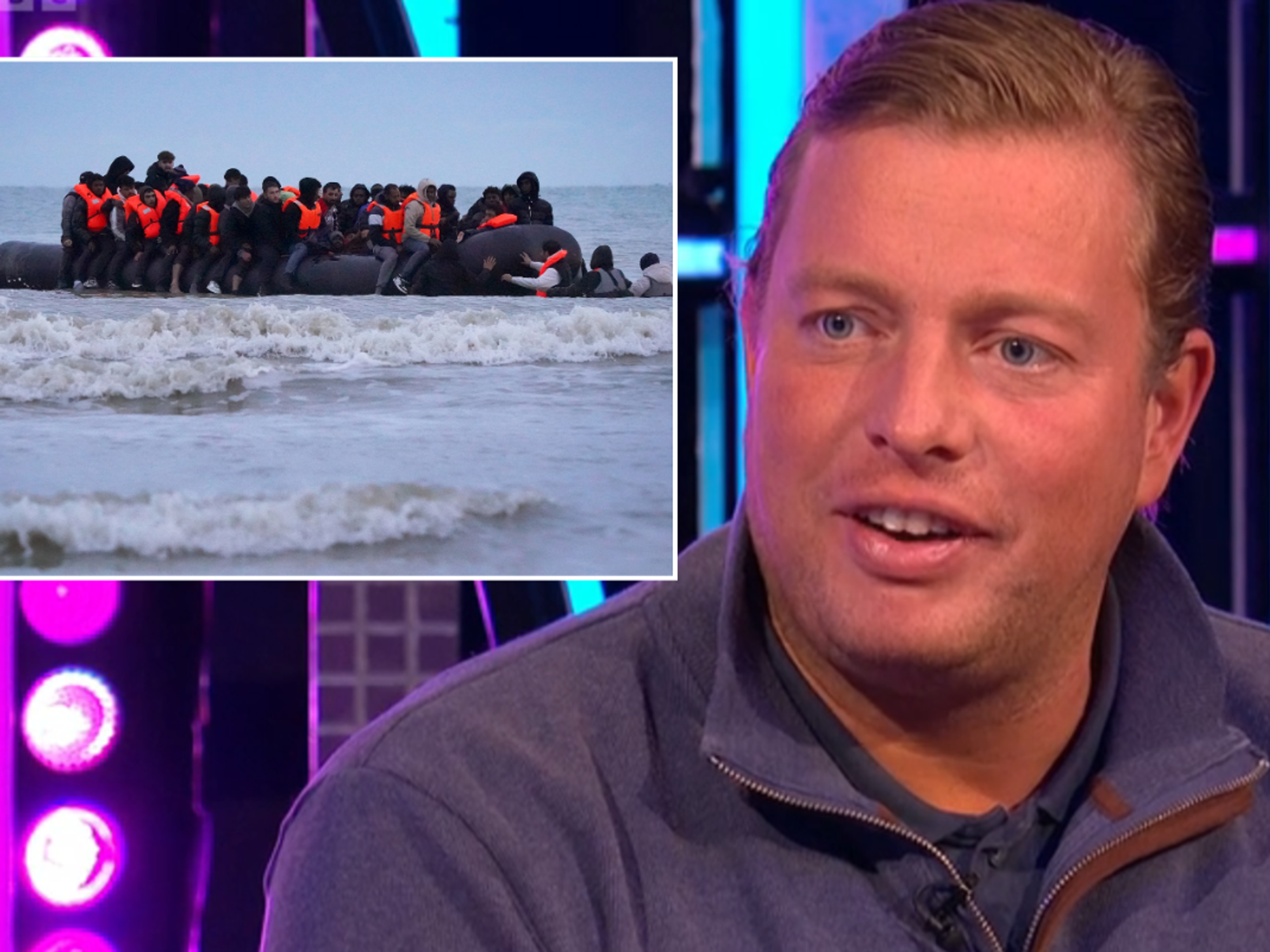 Thomas Skinner erupts 'illegal immigration is out of control' as BBC Strictly star rips into migr...