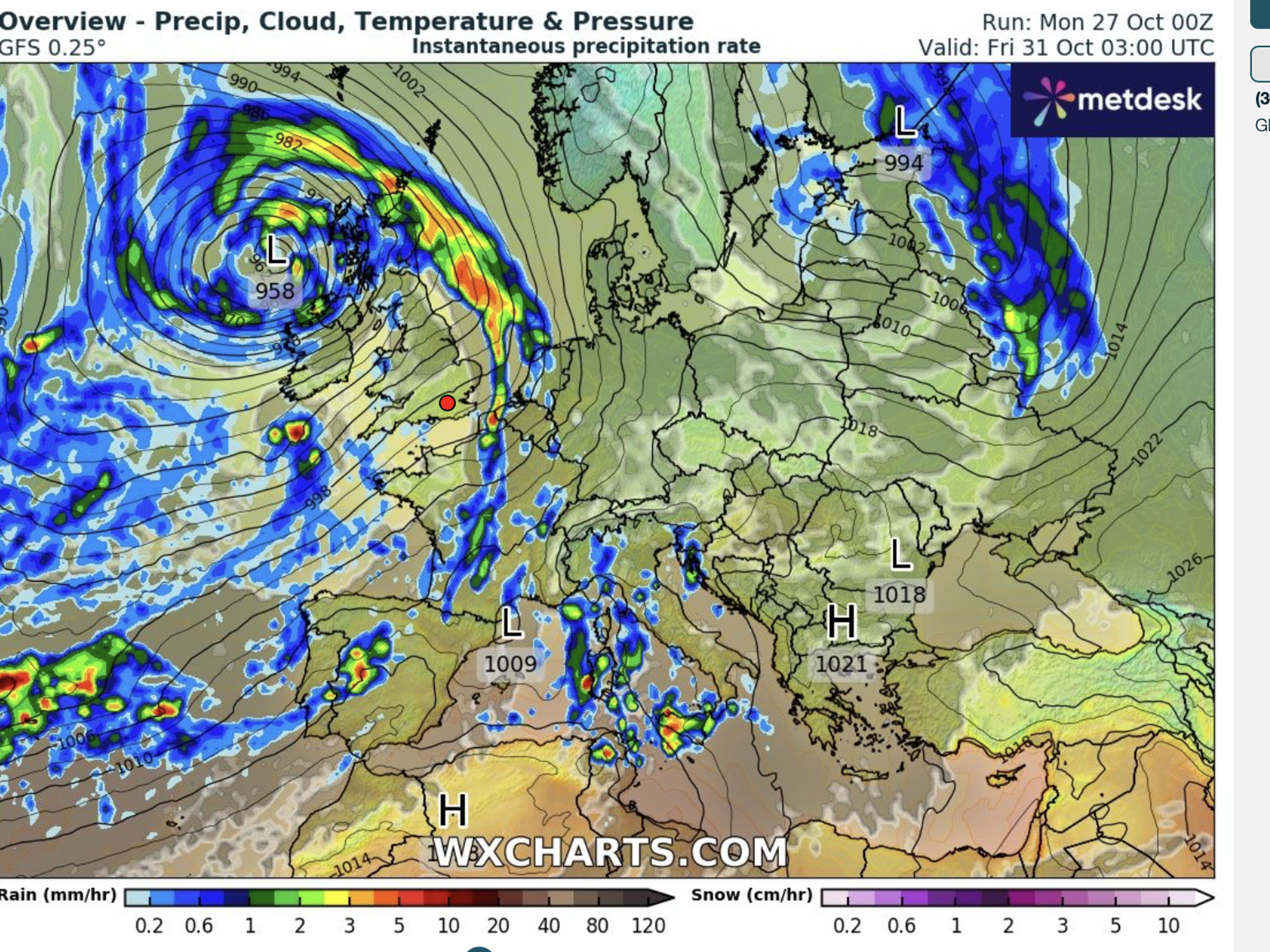 UK weather: Second of three storms to hit Britain in run up to Halloween bringing tropical winds ...