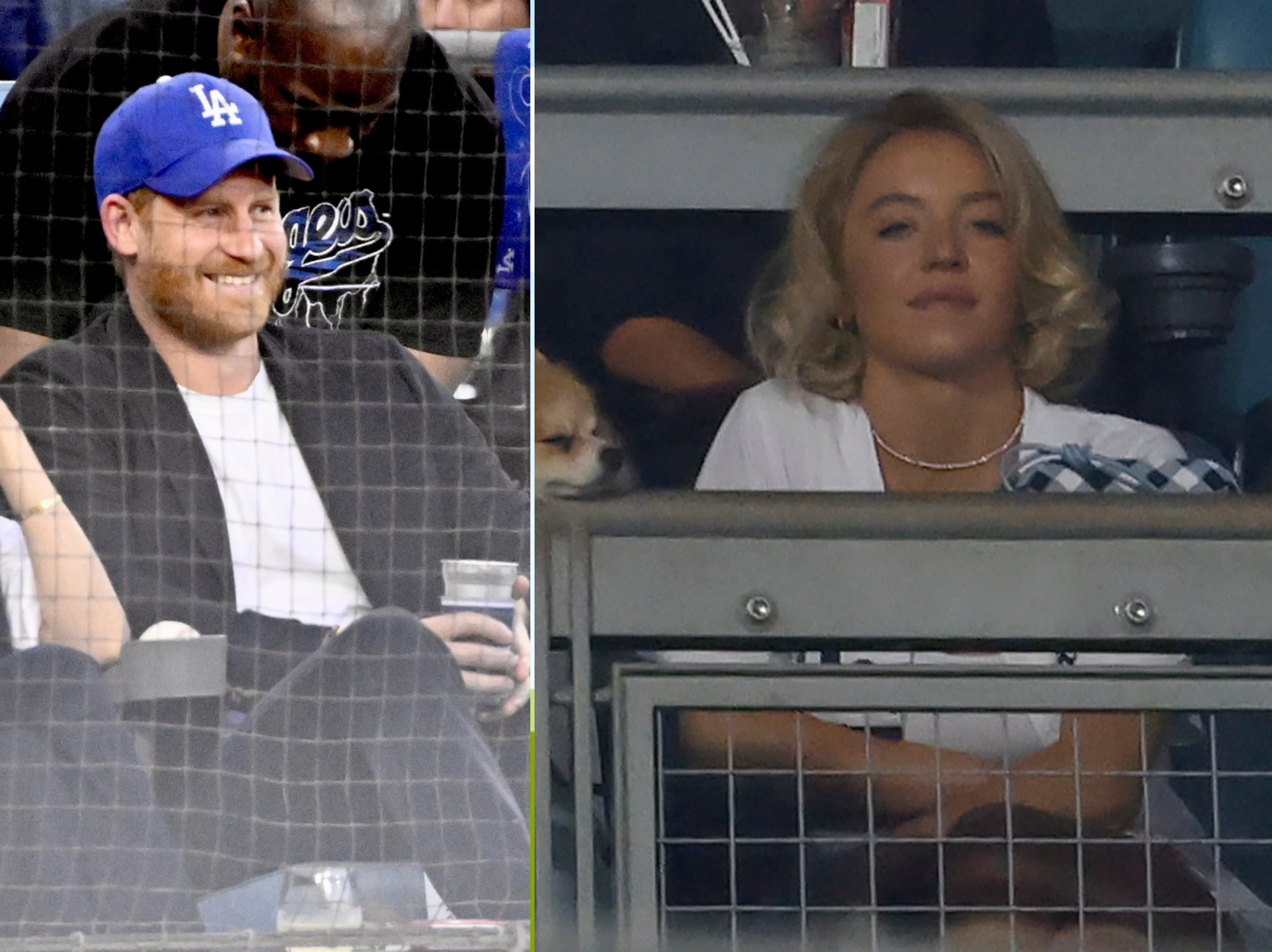 Meghan and Harry beam in front row at baseball game as Sydney Sweeney watches in stands despite TV promo