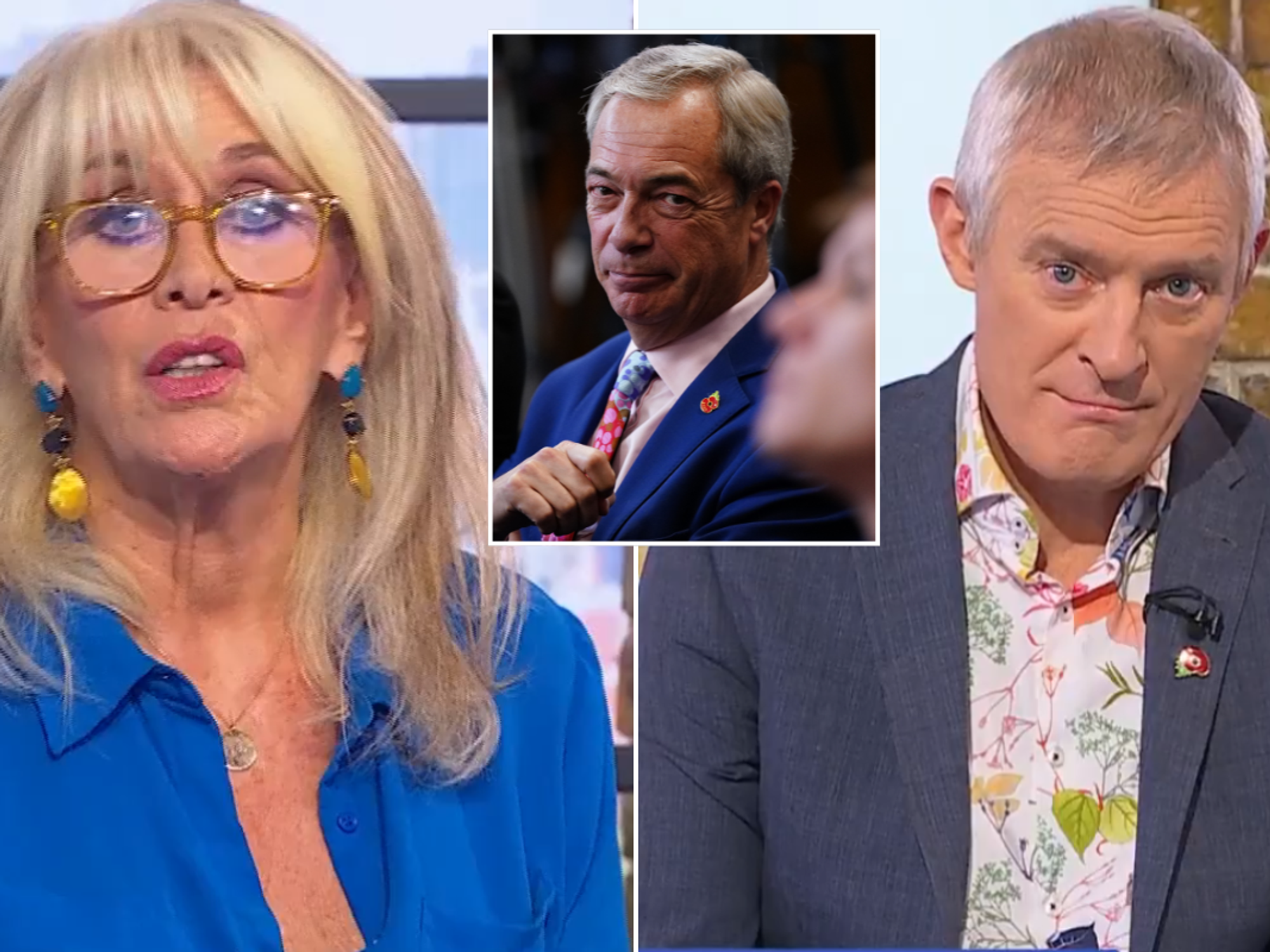 Carole Malone annihilates Channel 5 Vine caller as fiery Farage clash boils over: 'Need to get in...
