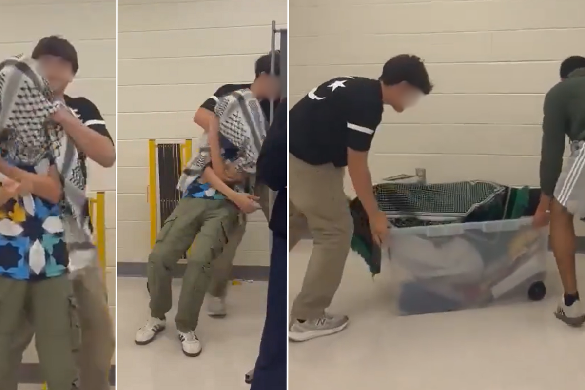 Muslim students suspended from US school after staging sick 'Hamas kidnap' stunt on fellow pupils