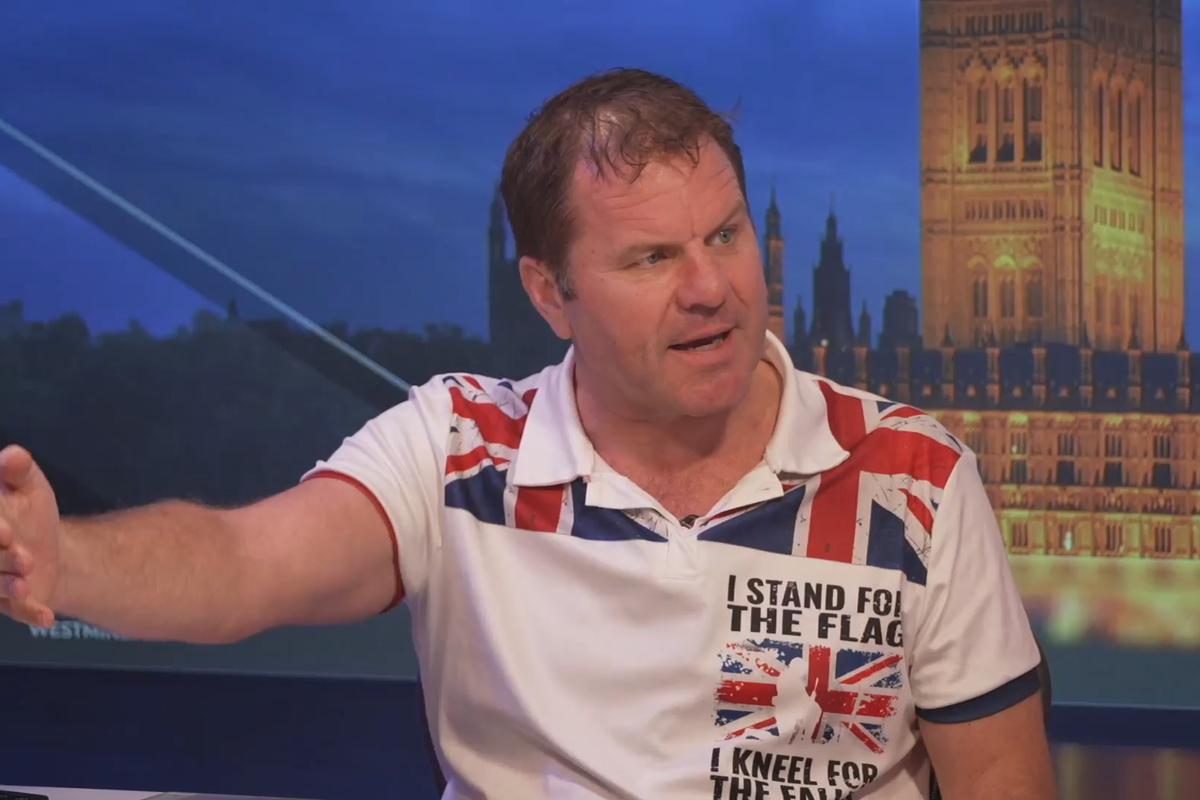 WATCH: James Holmes tells GB News he has been called 'racist' for 100ft Union flag display