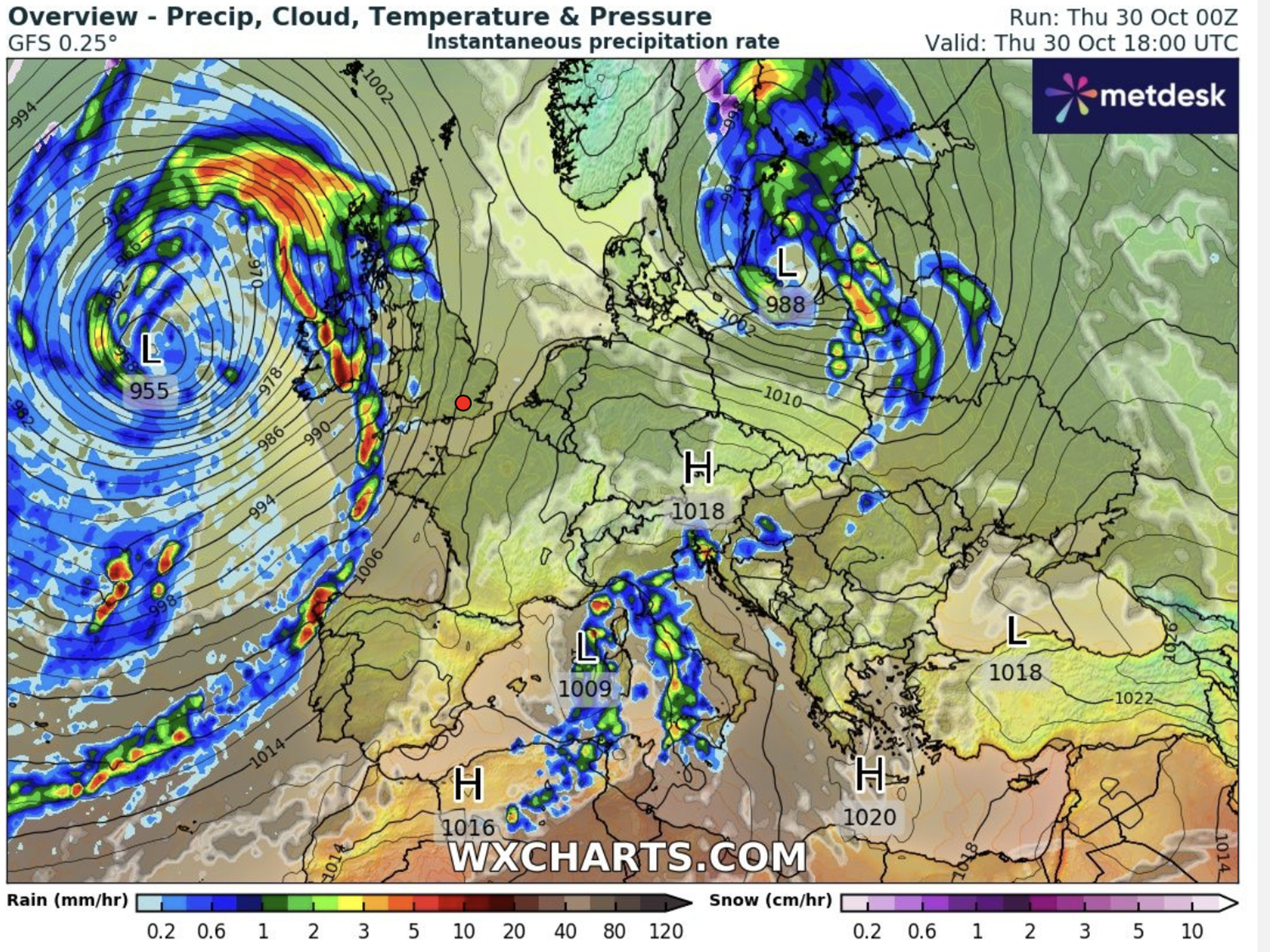 UK weather: Britain braces for Hurricane Melissa remnants as torrential thunderstorms set to batt...