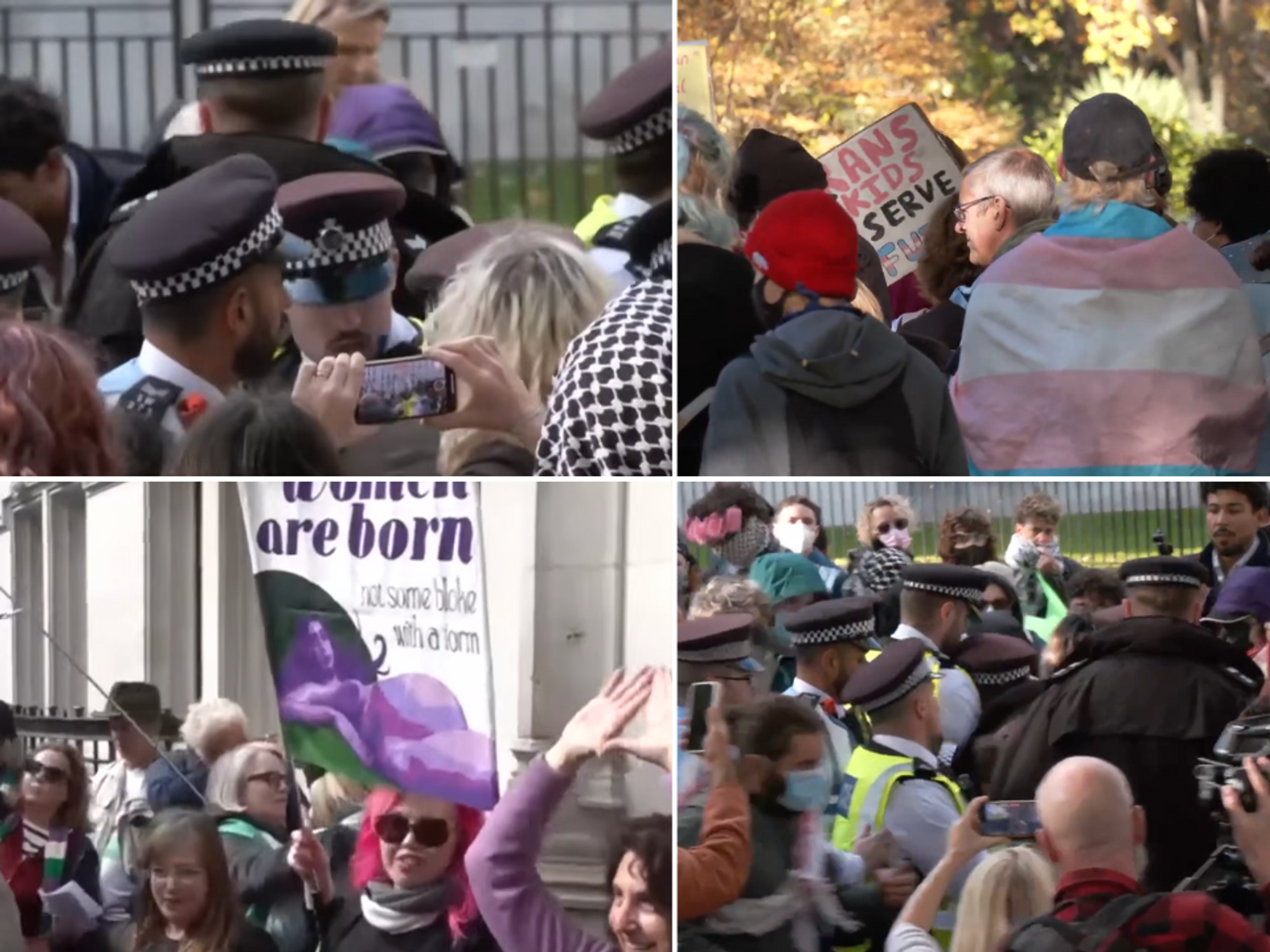 Protests erupt across Britain as women’s rights groups demand implementation of trans guidance: '...