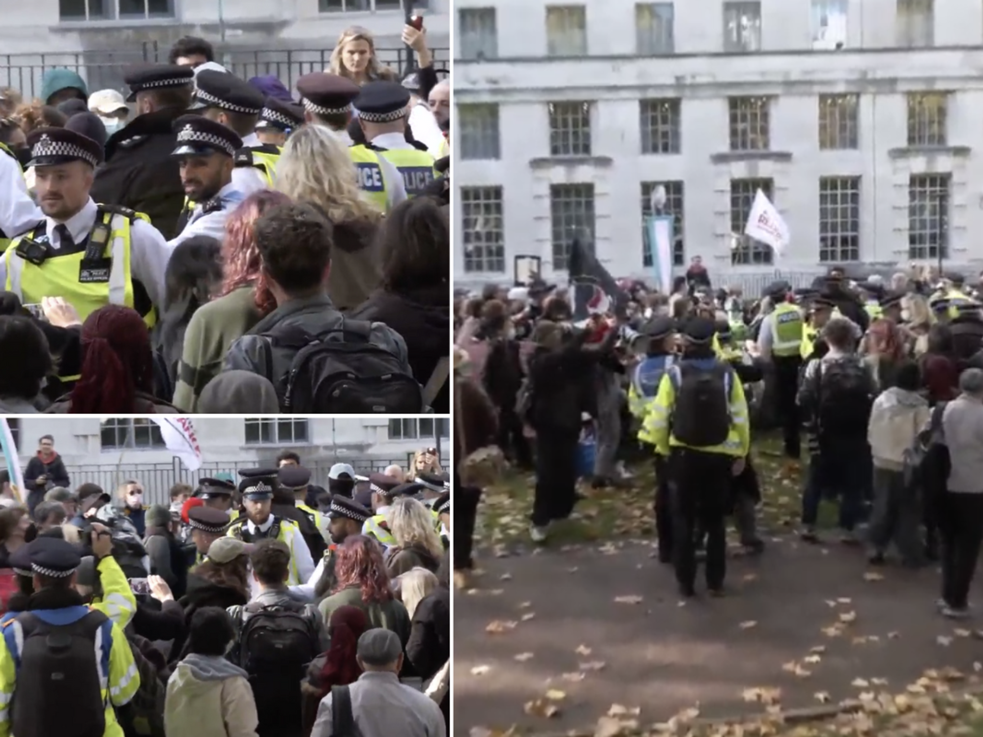 WATCH: Moment police rush in as trans activists clash with pro-women’s rights group in London