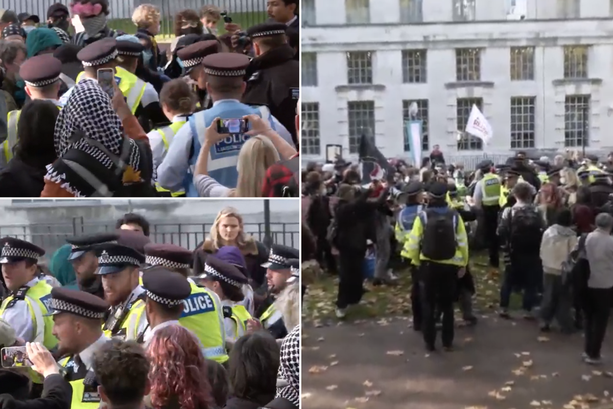 WATCH: Moment police rush in as trans activists clash with pro-women’s rights group in London