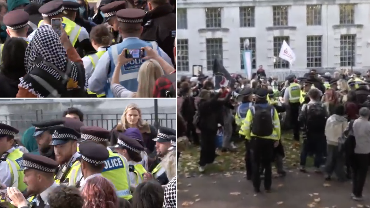 WATCH: Moment police rush in as trans activists clash with pro-women’s rights group in London