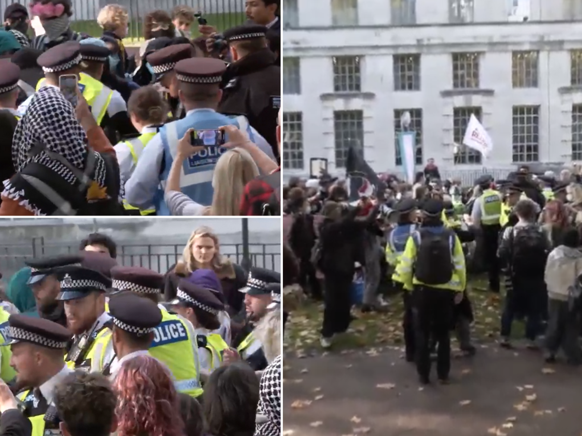 WATCH: Moment police rush in as trans activists clash with pro-women’s rights group in London