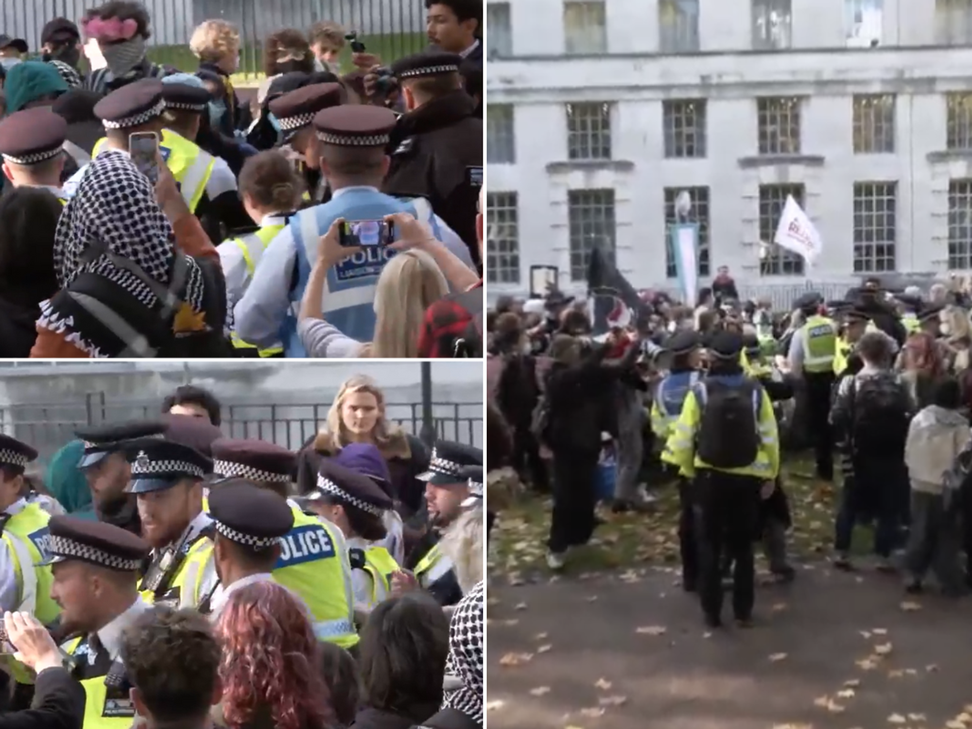 WATCH: Moment police rush in as trans activists clash with pro-women’s rights group in London