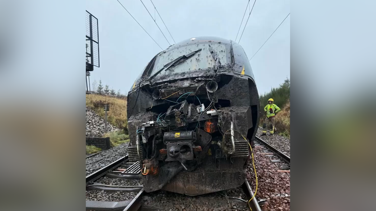 Emergency services rush to scene after train derails in Cumbria - Major incident declared